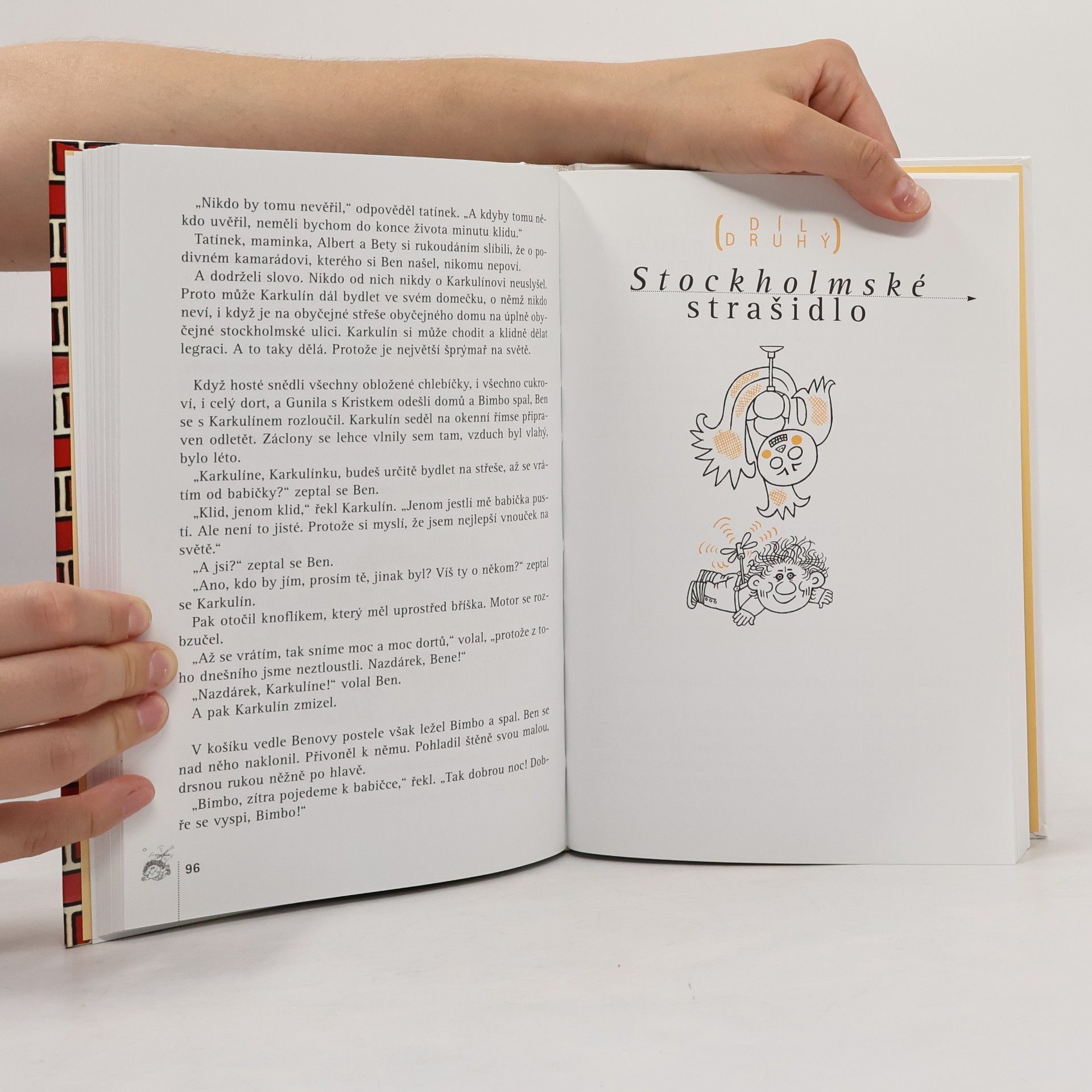 Astrid Lindgren Karkulín ze střechy