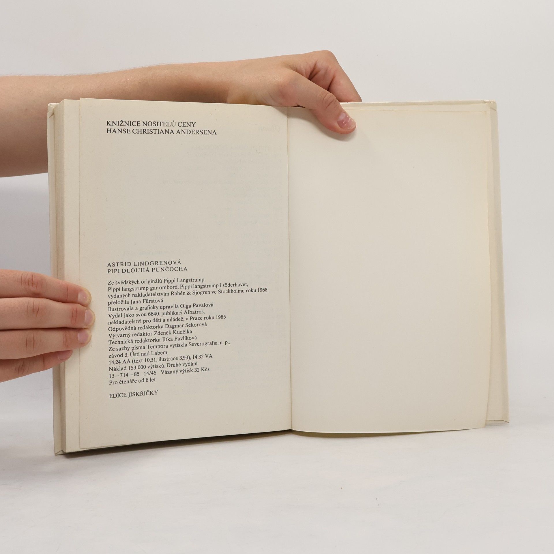 Astrid Lindgren Pipi Dlouhá punčocha