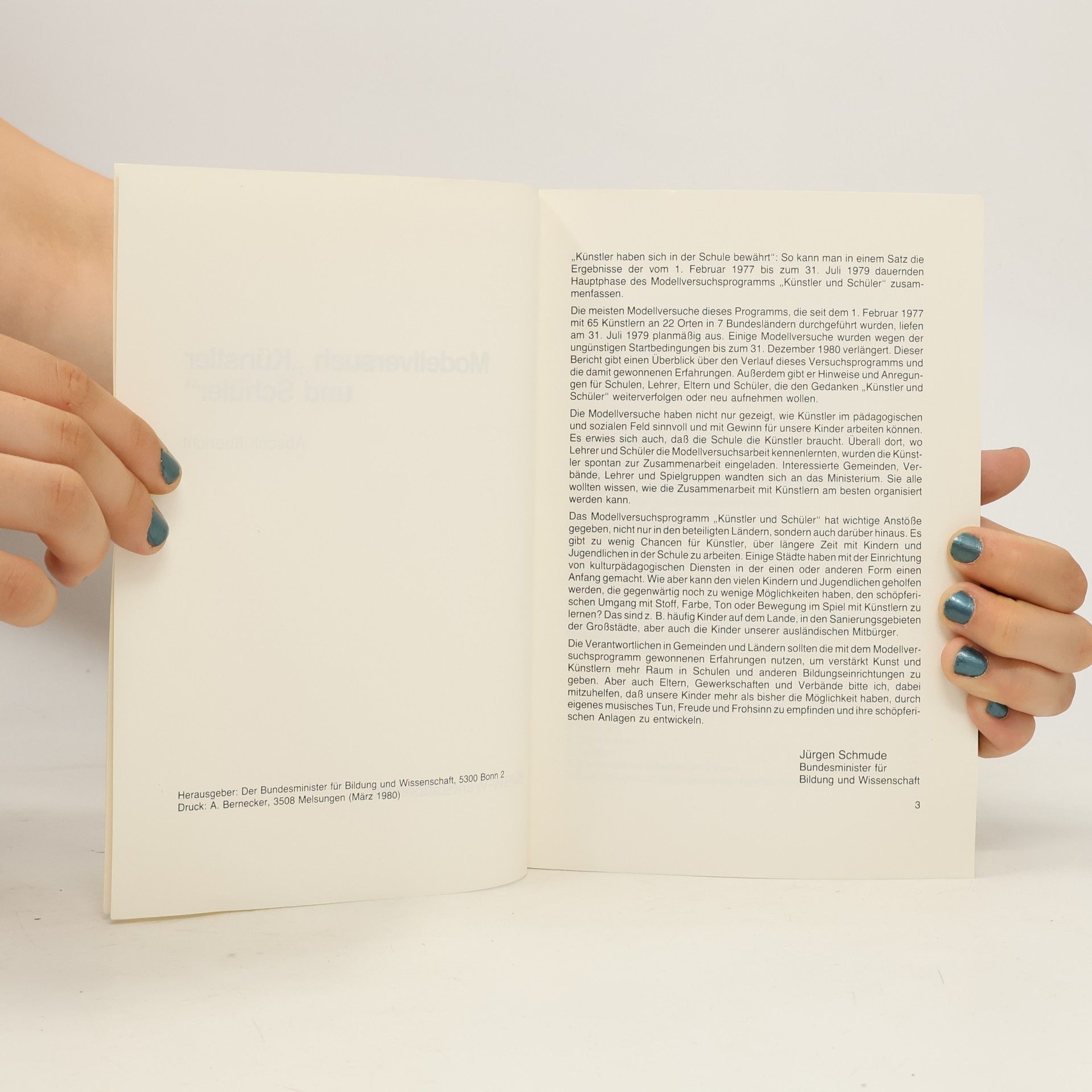 Autores varios Modellversuch „künstler und schüler"