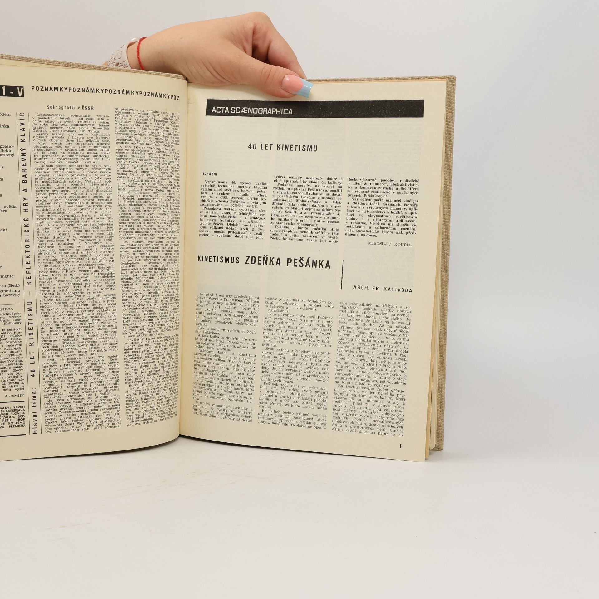 Kolektiv autorů Acta Scaenographica 1964-65