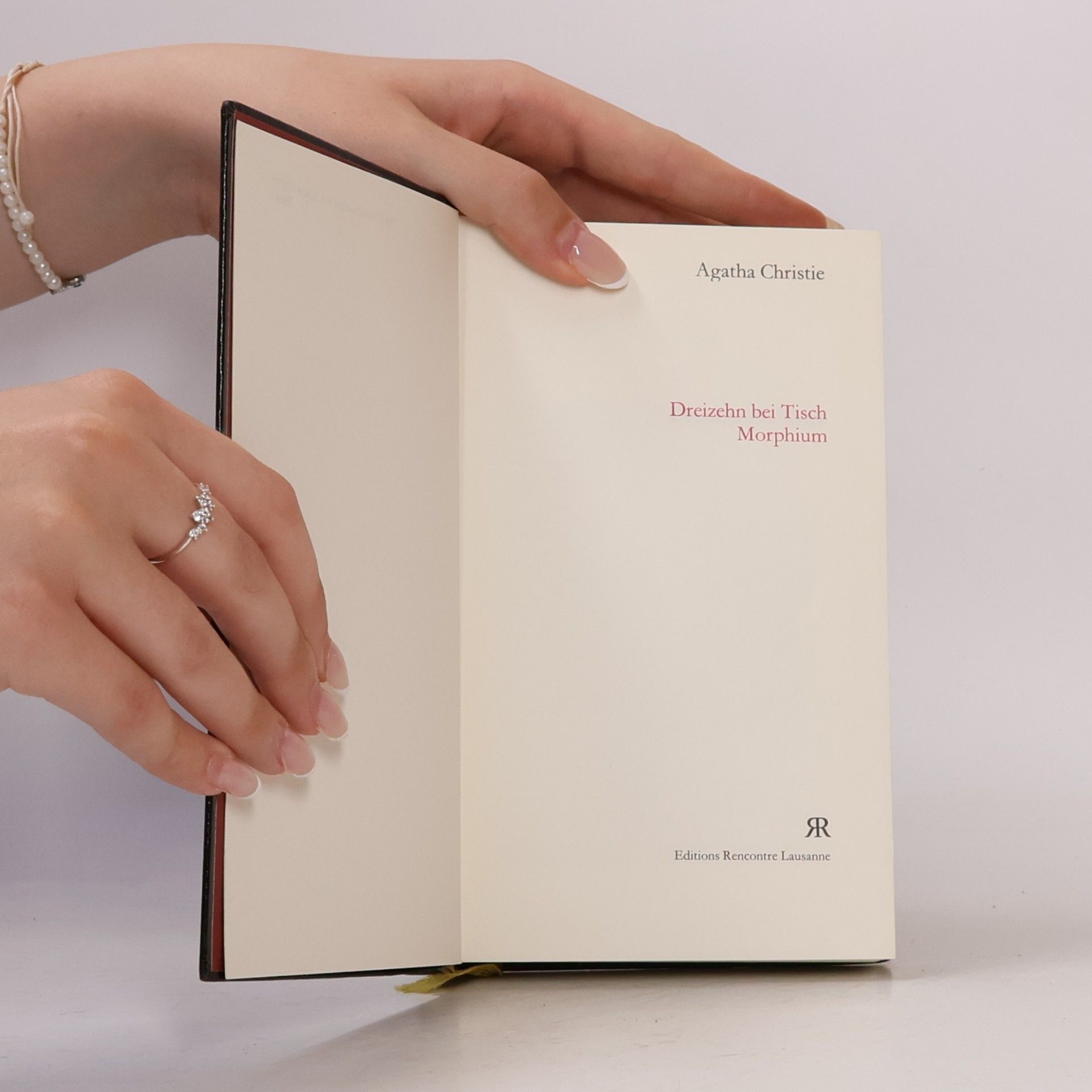 Agatha Christie Dreizehn bei Tisch/ Morphium