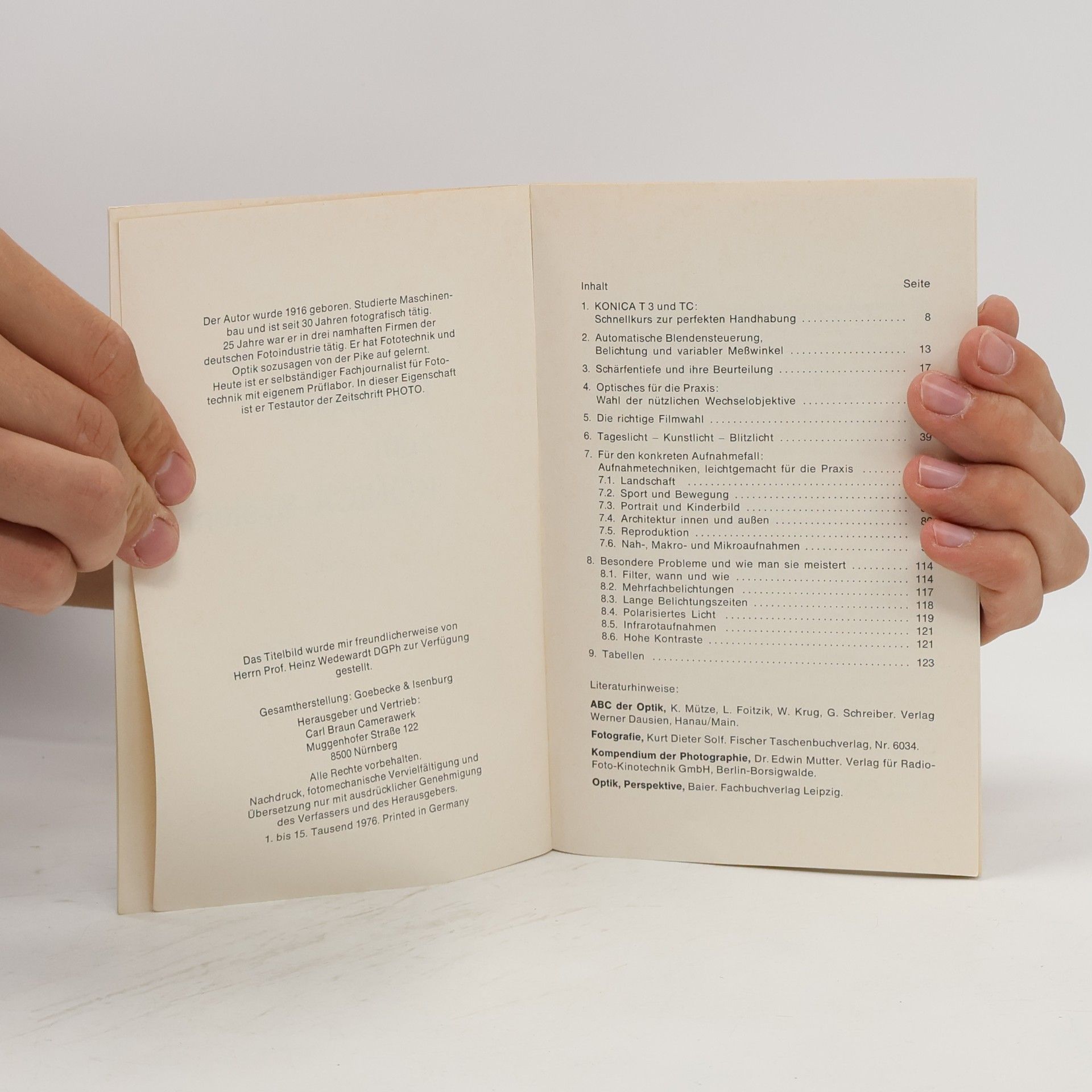 Barnim A. Schultze Handbuch zum Konica System