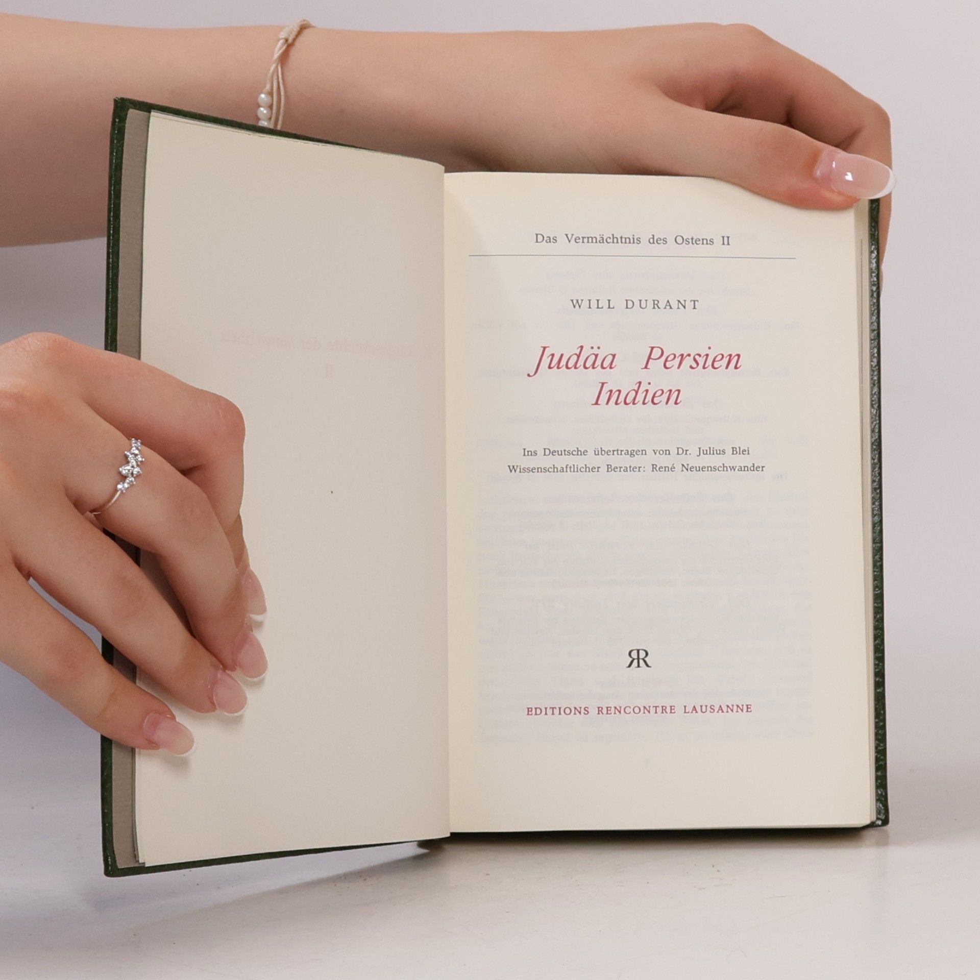 Will Durant Kulturgeschichte der Menschheit II. Judaa, Persien, Indien