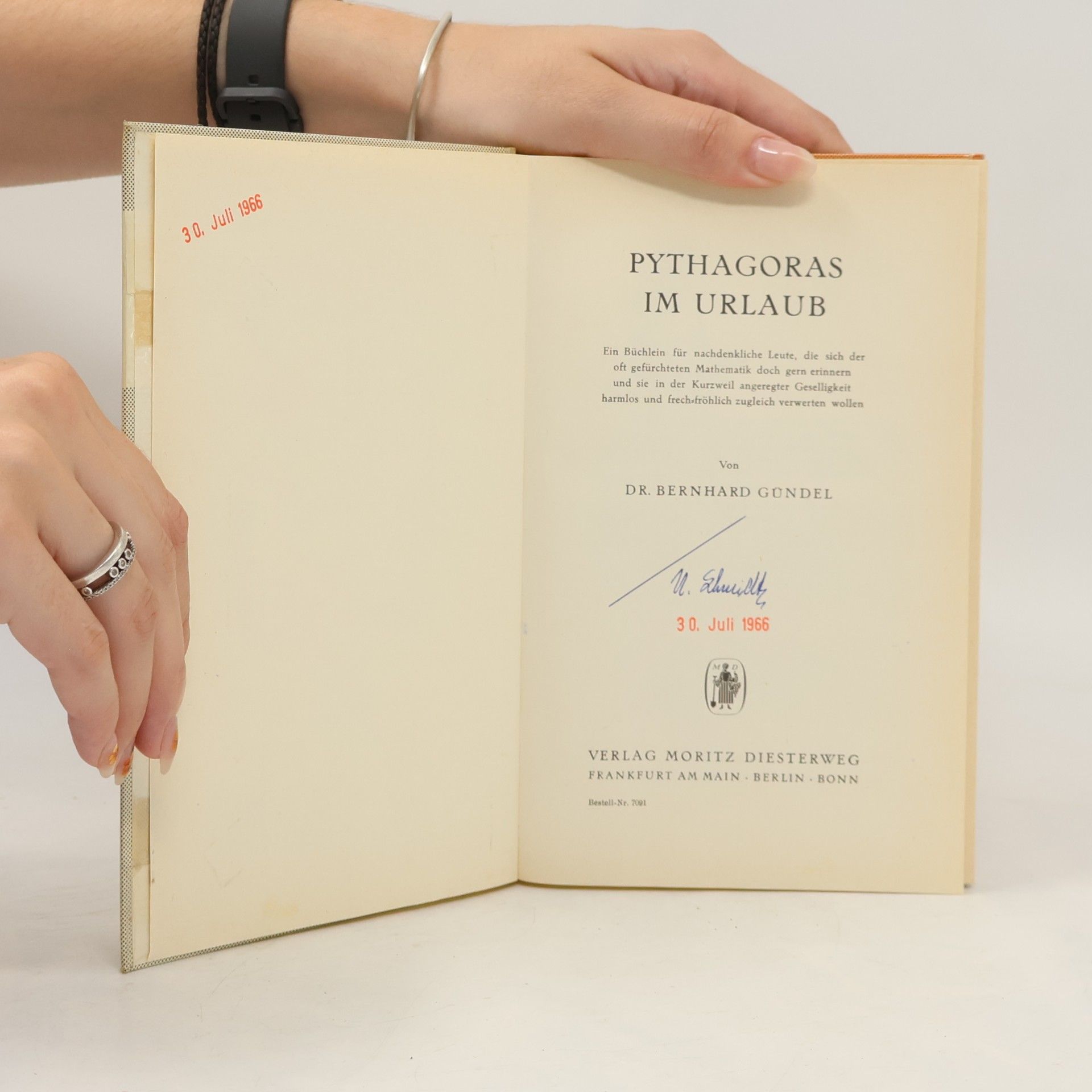 Bernhard Gündel Pythagoras im Urlaub