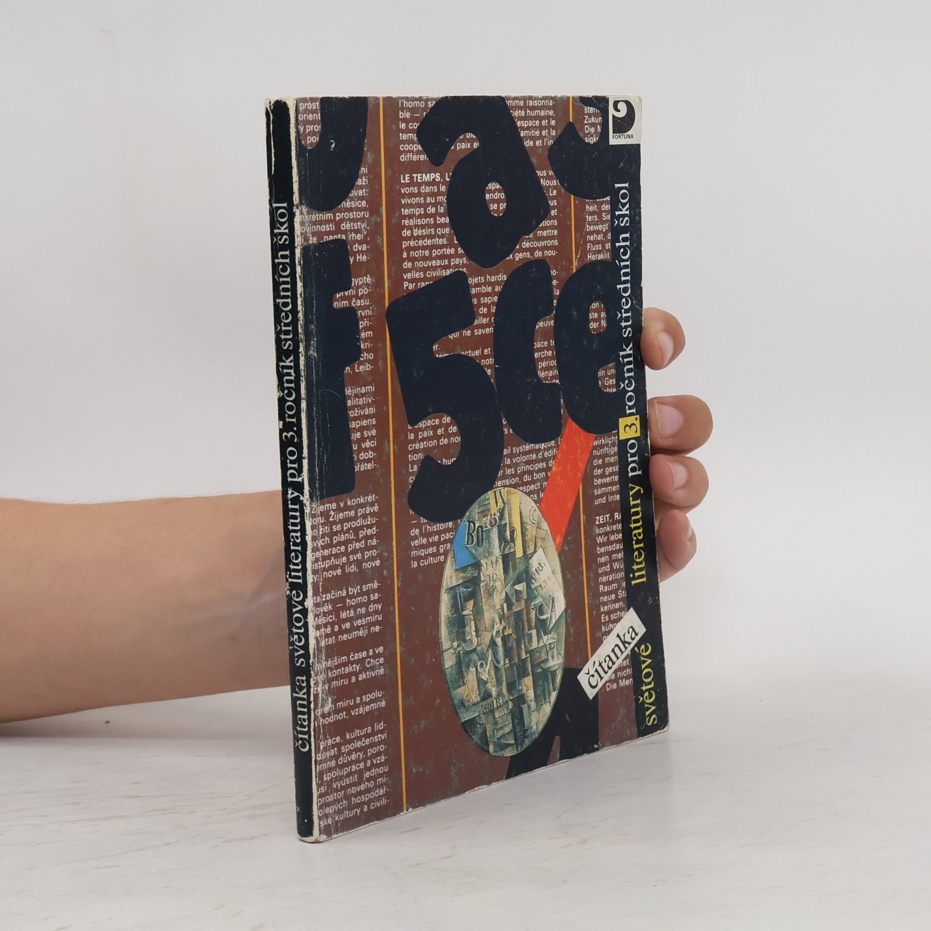 * antologie Čítanka světové literatury pro třetí ročník středních škol