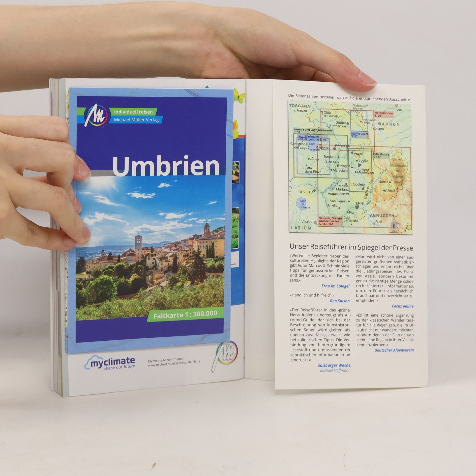Marcus X. Schmid Individuell reisen: Umbrien inkl. Faltkarte 1:300.000