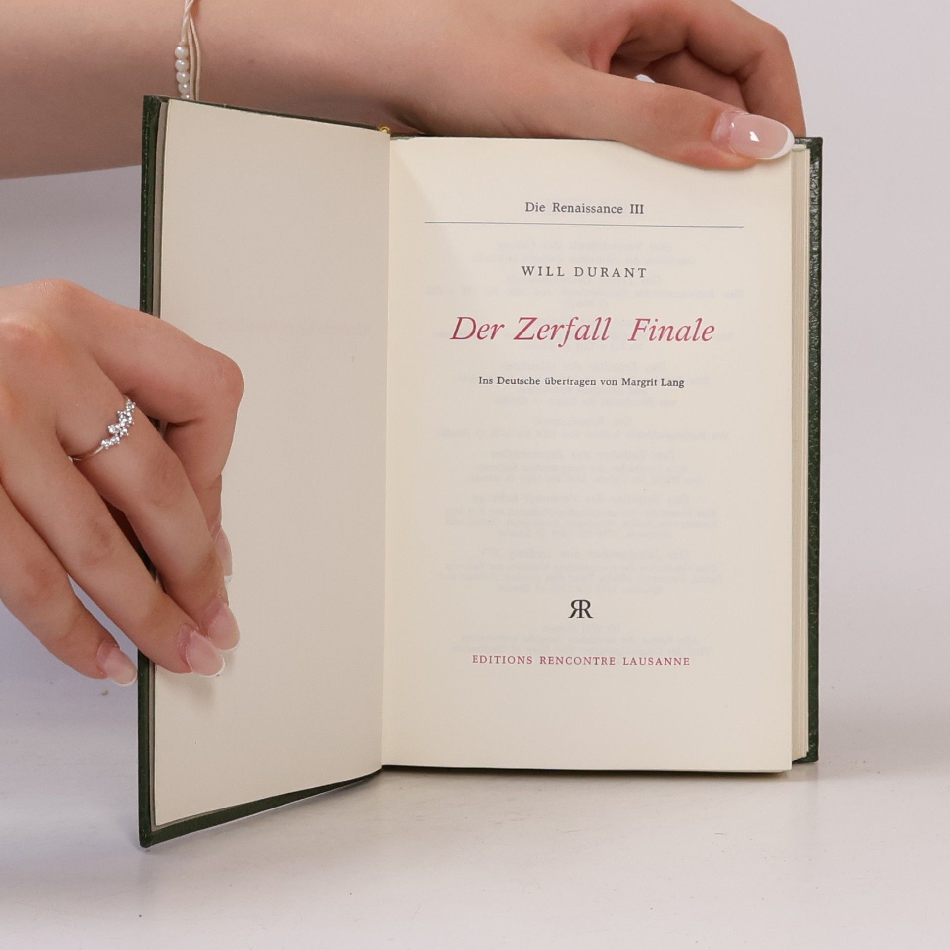 Will Durant Der Zerfall Finale