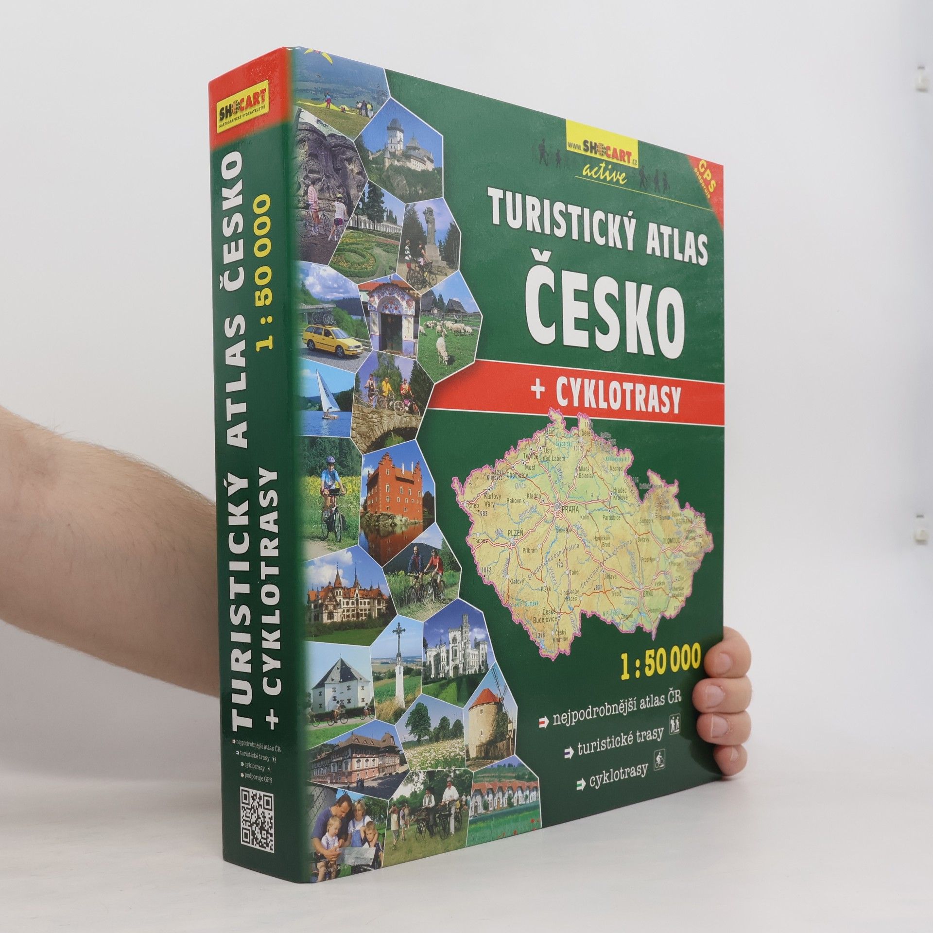 Kolektiv autorů Turistický atlas Česko + cyklotrasy : 1:50 000