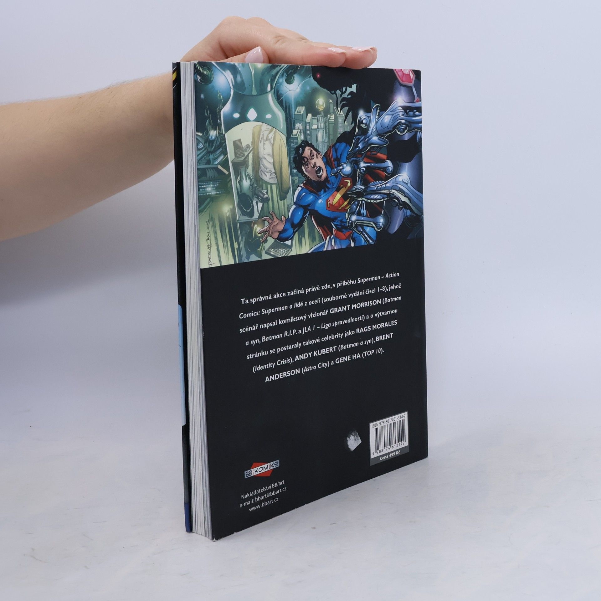 Grant Morrison Superman action comics. Superman a lidé z oceli