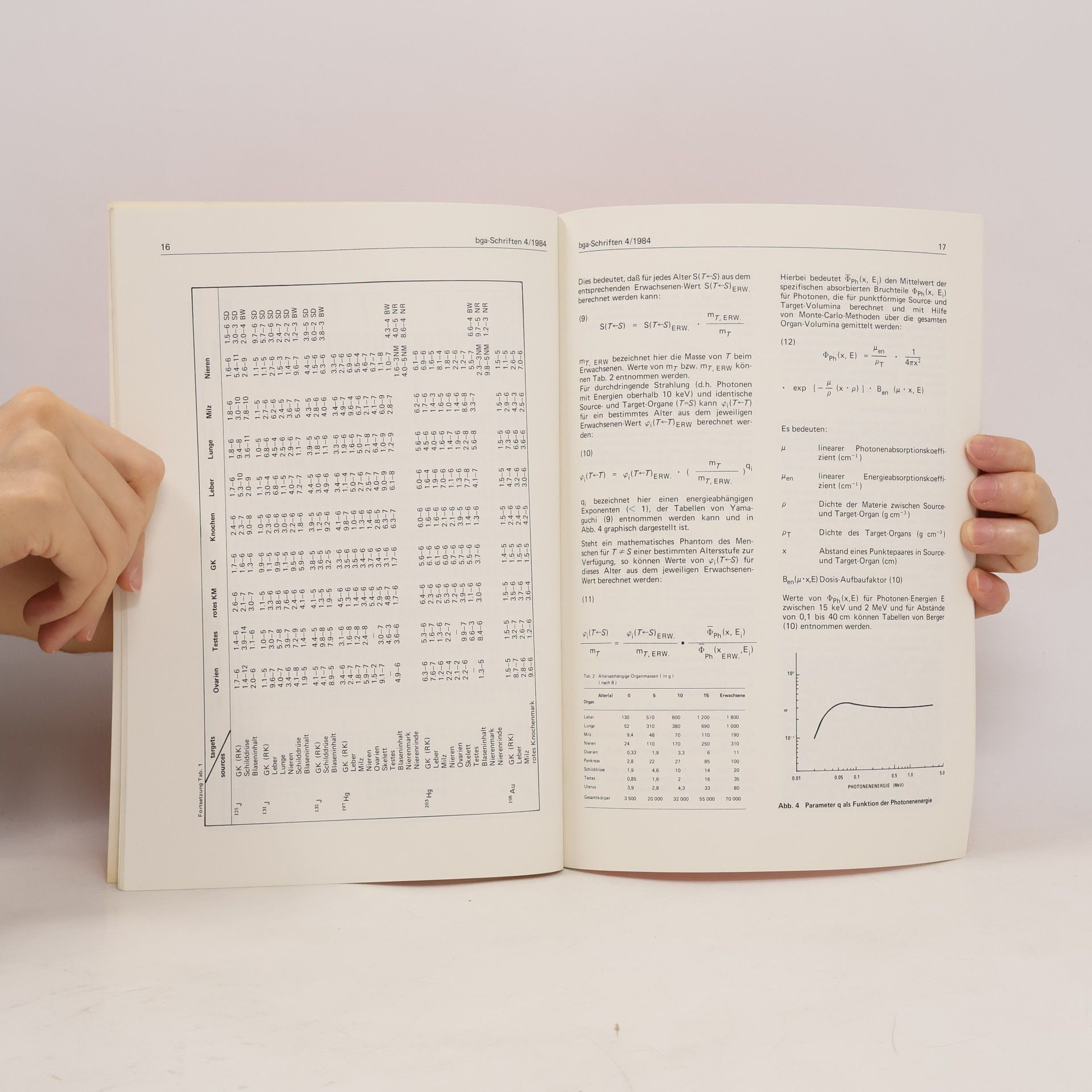 Alexander Kaul Bga Schriften - 4/84: Aufnahme und Verteilung radioaktiver Stoffe im Körper