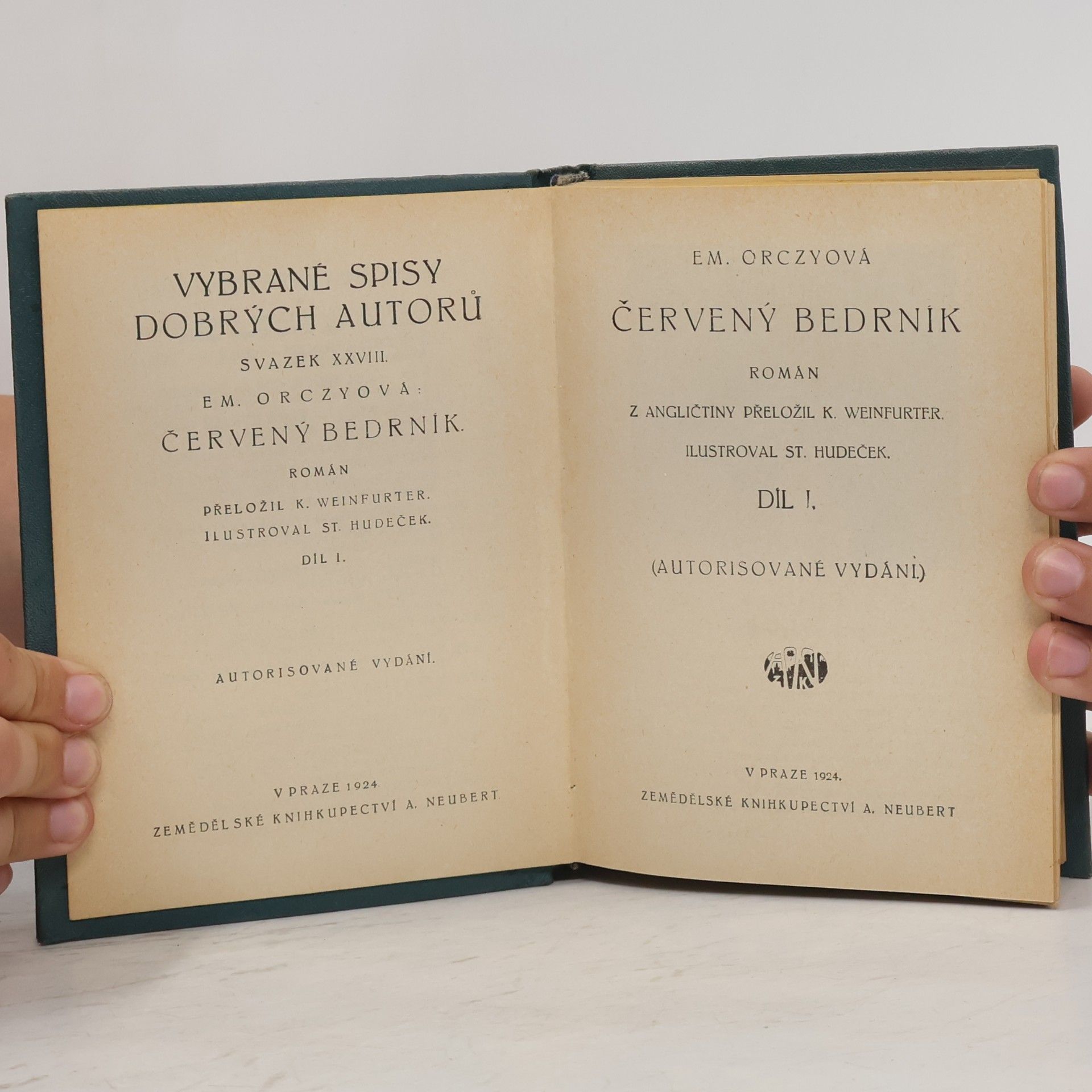 Em. Orczyová Červený bedrník I.