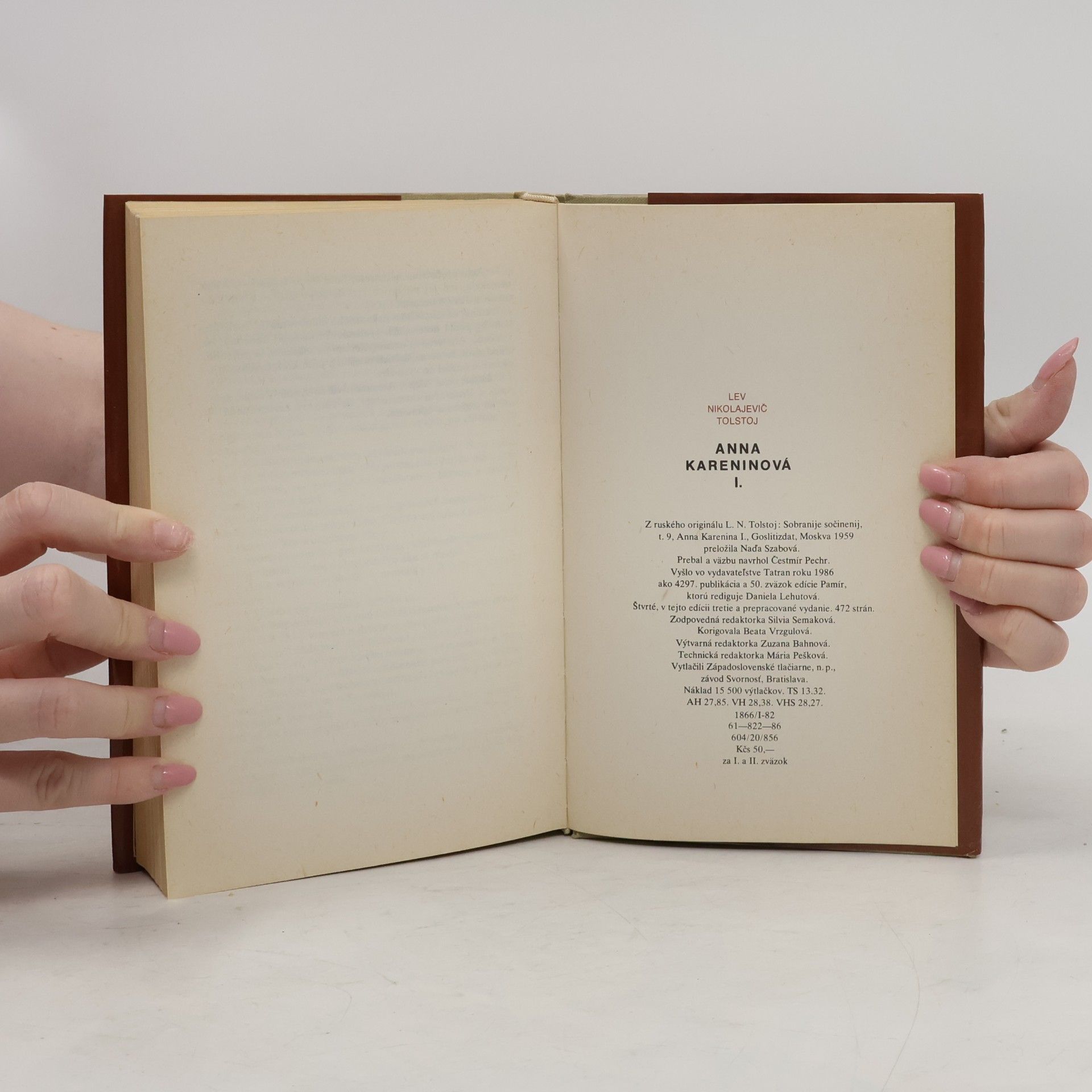 Lev Nikolajevič Tolstoj Anna Kareninová I