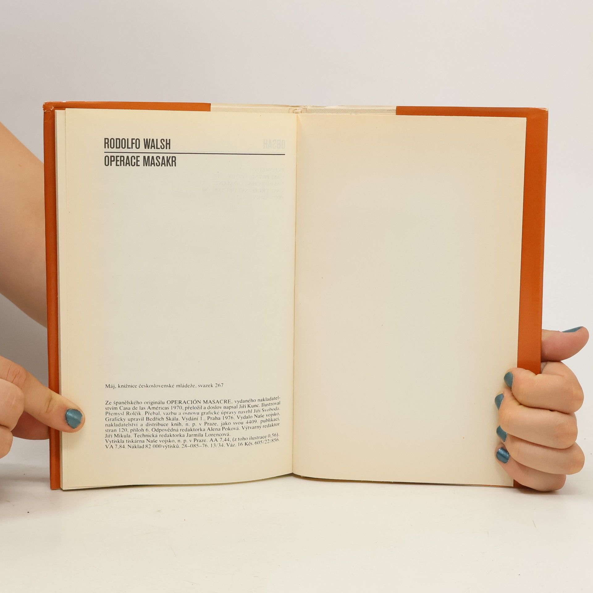 Rodolfo Walsh Operace Masakr