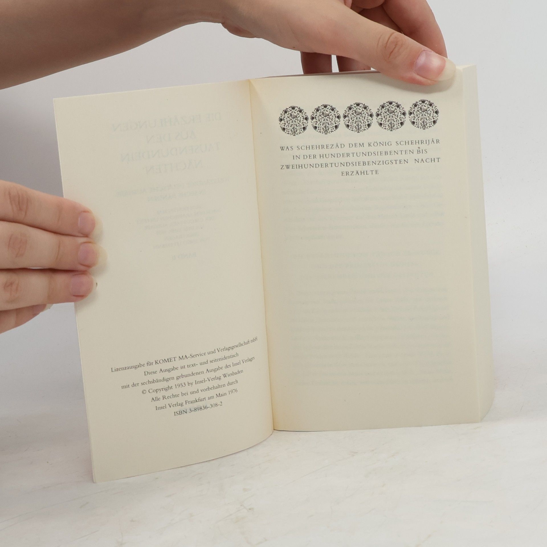 Various authors Die Erzählungen aus den tausendundein Nächten 2