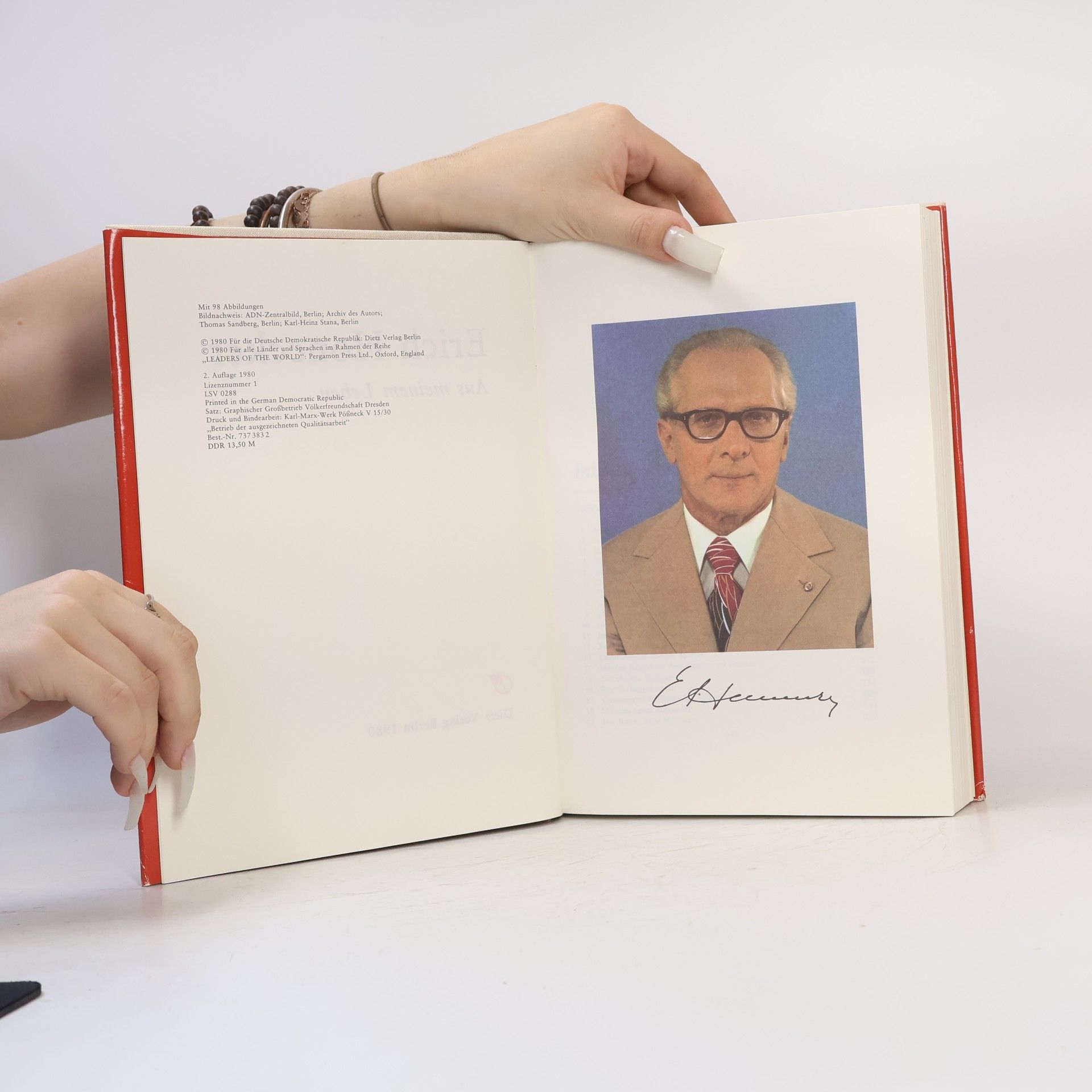 Erich Honecker Aus meinem Leben