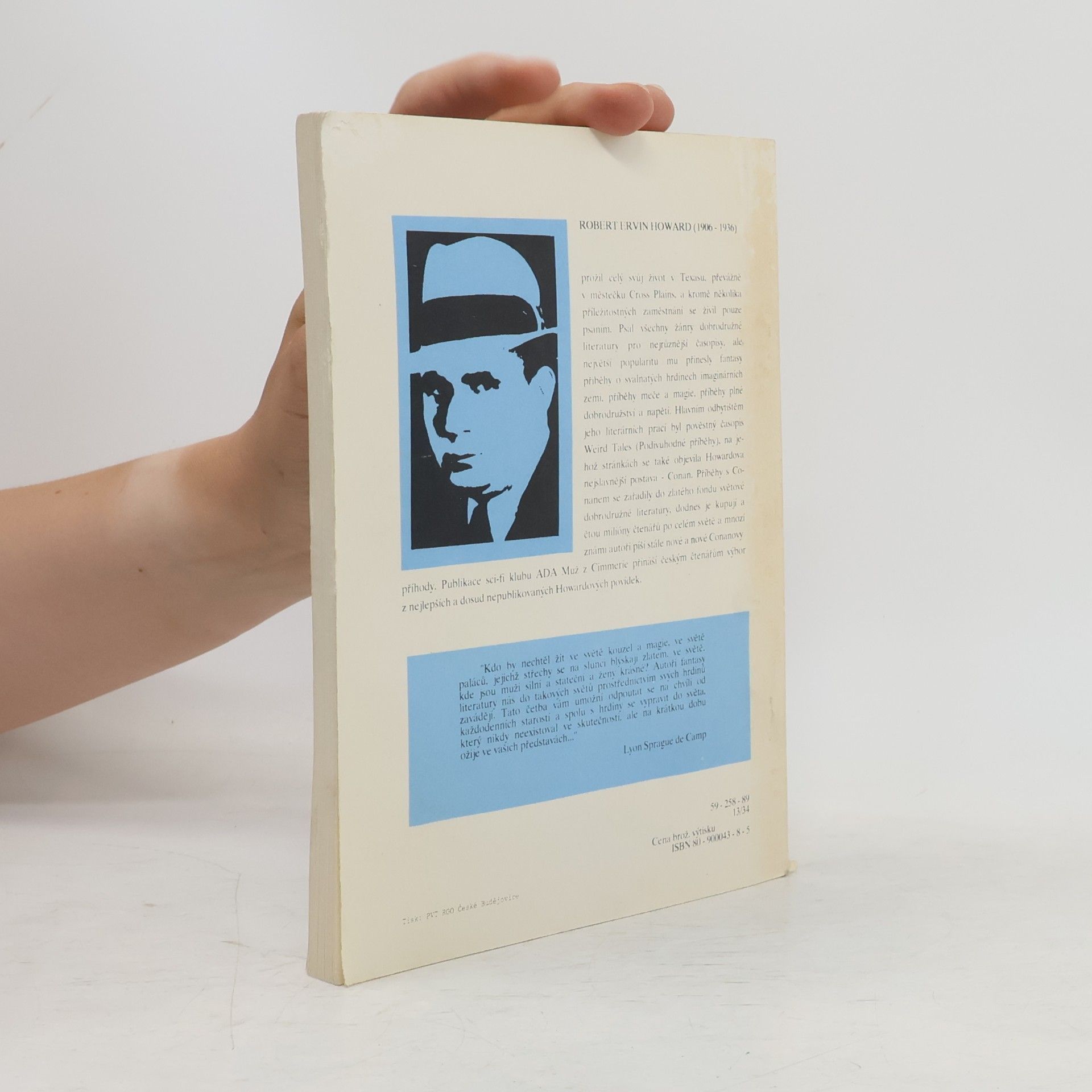 Robert E. Howard Muž z Cimmerie