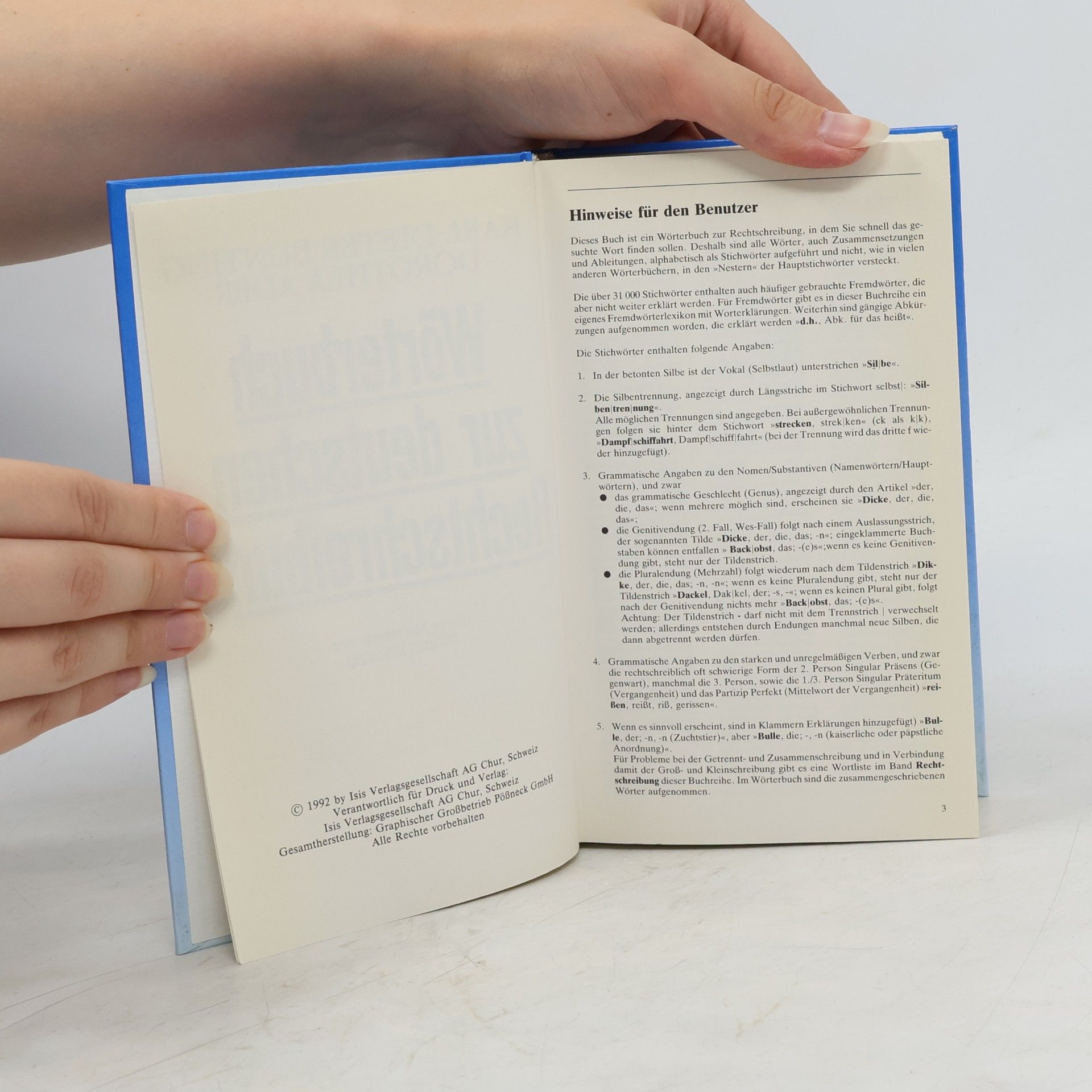 Karl-Dieter Bünting Wörterbuch zur deutschen Rechtschreibung