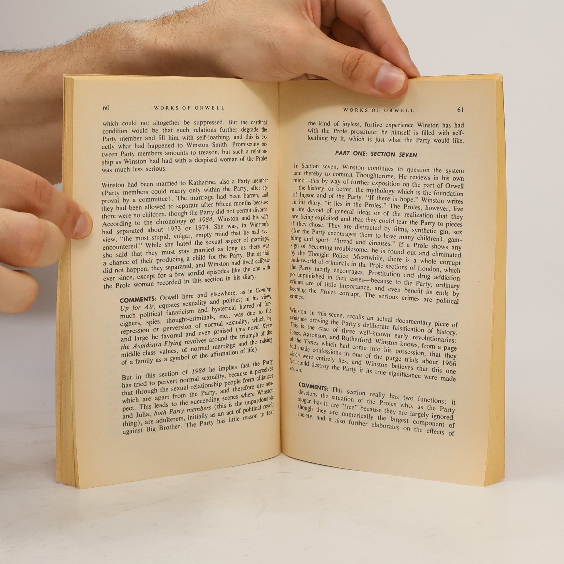 George Orwell Monarch Notes: George Orwell's 1984