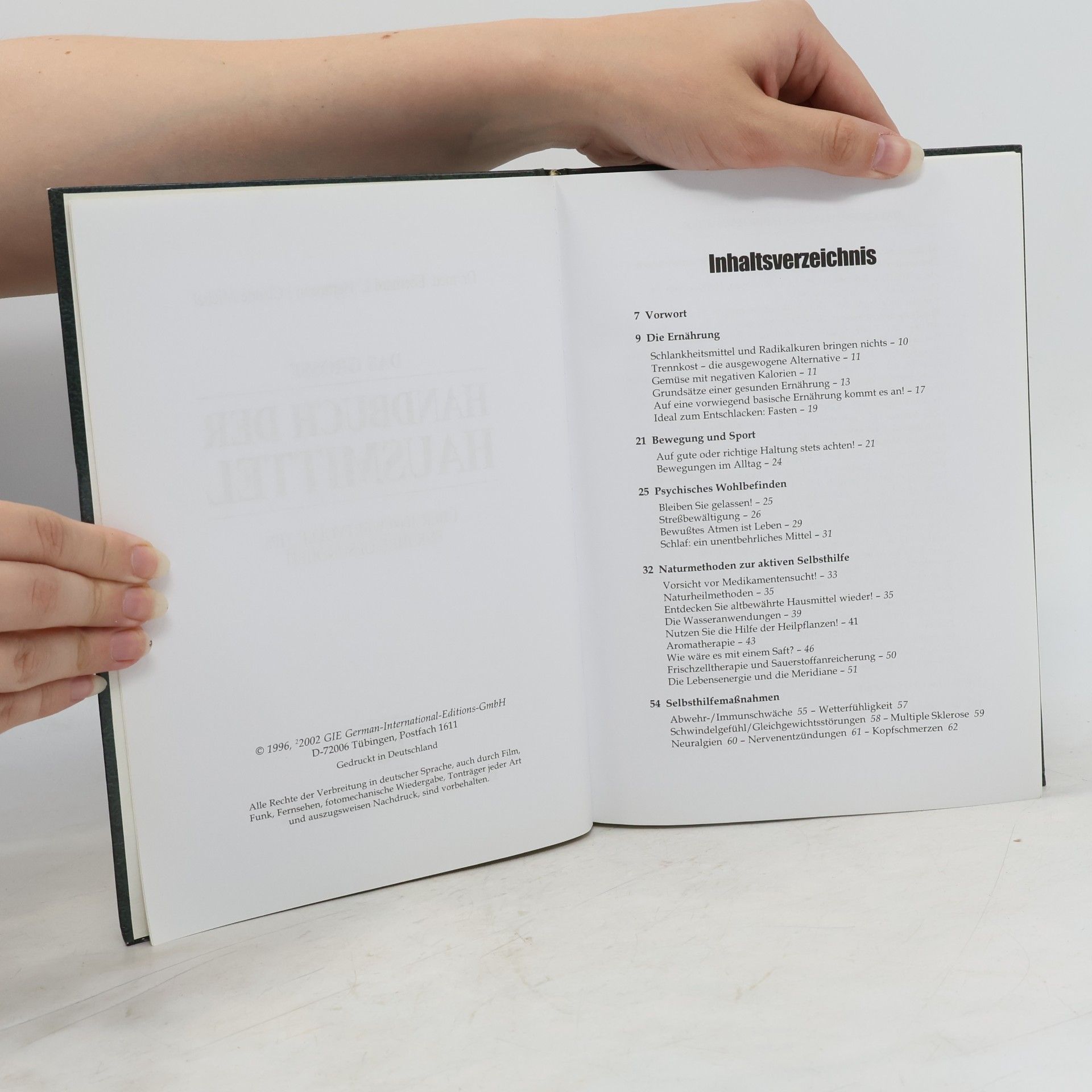Collectif d'auteurs Das grosse Handbuch der Hausmittel