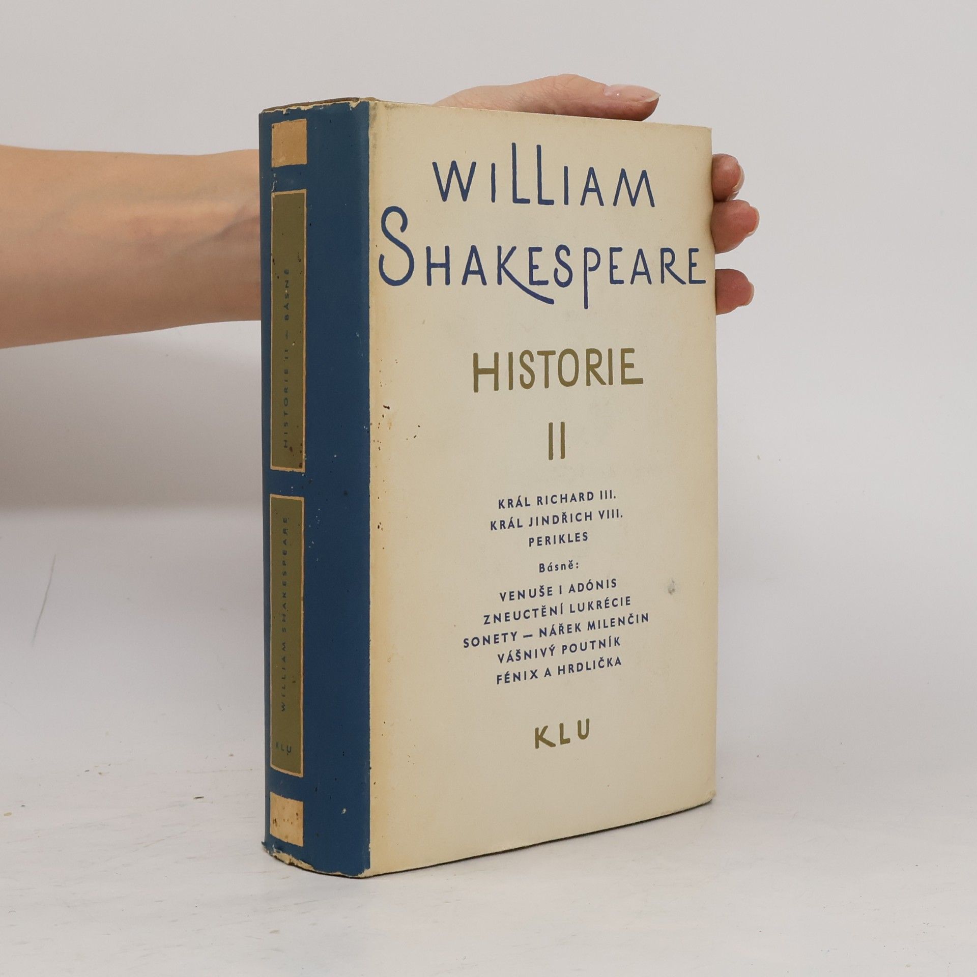 William Shakespeare Historie II - Básně