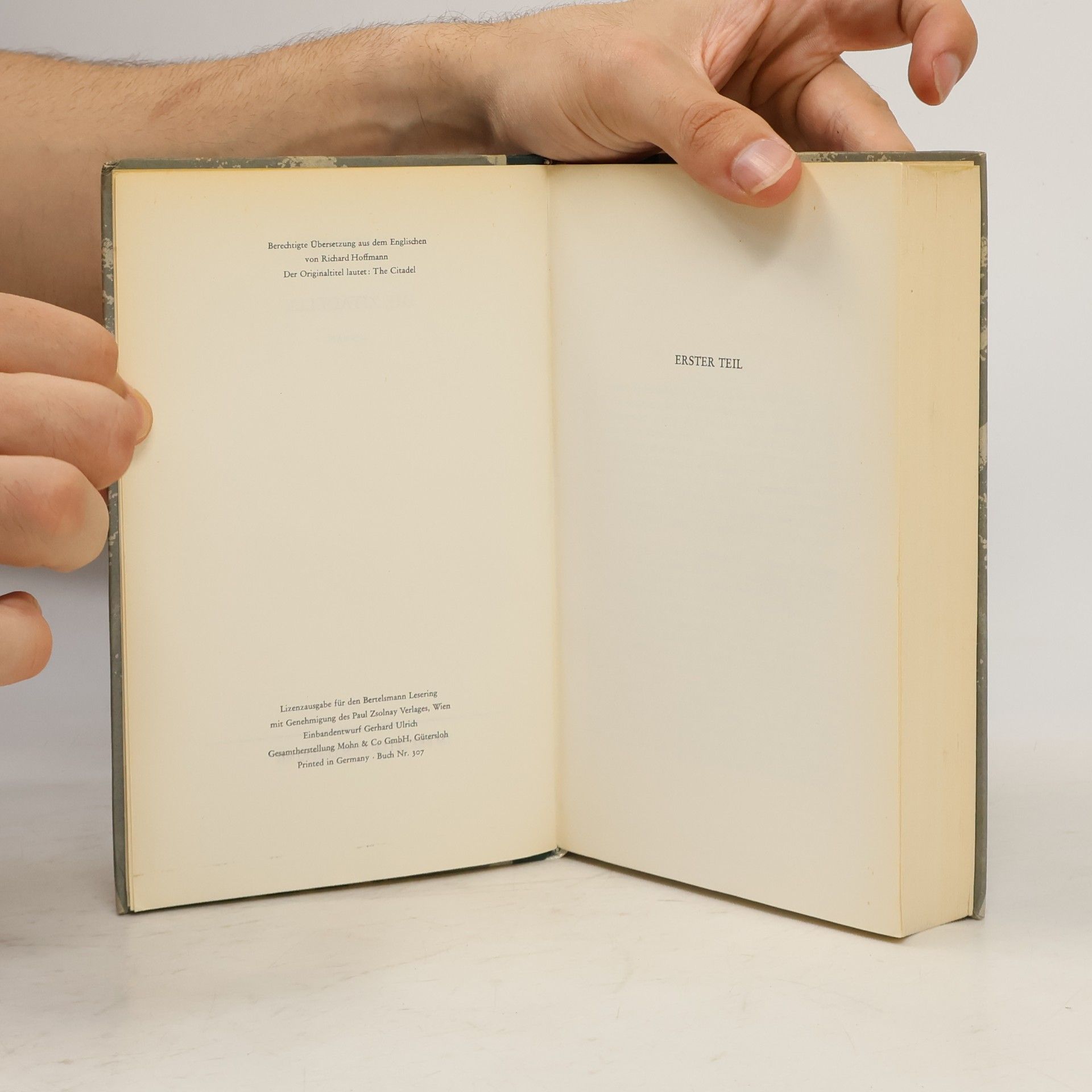 A. J. Cronin Die Zitadelle
