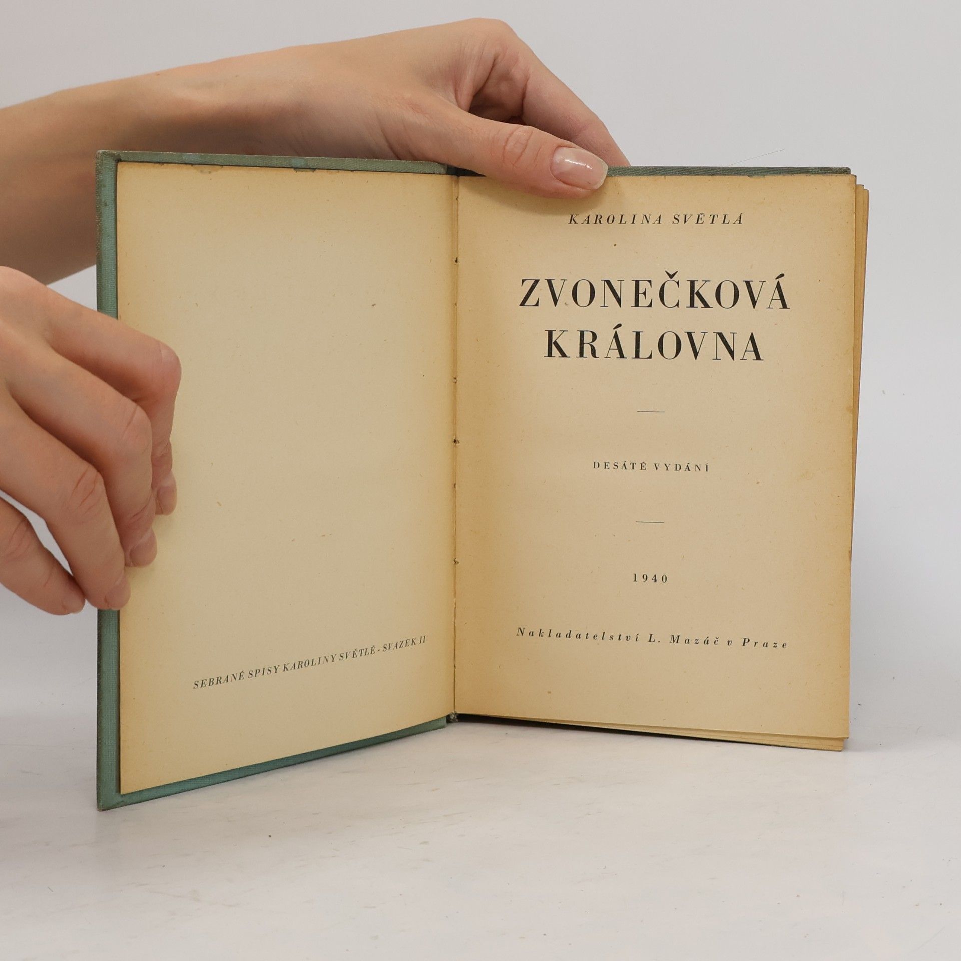 Karolína Světlá Zvonečková královna