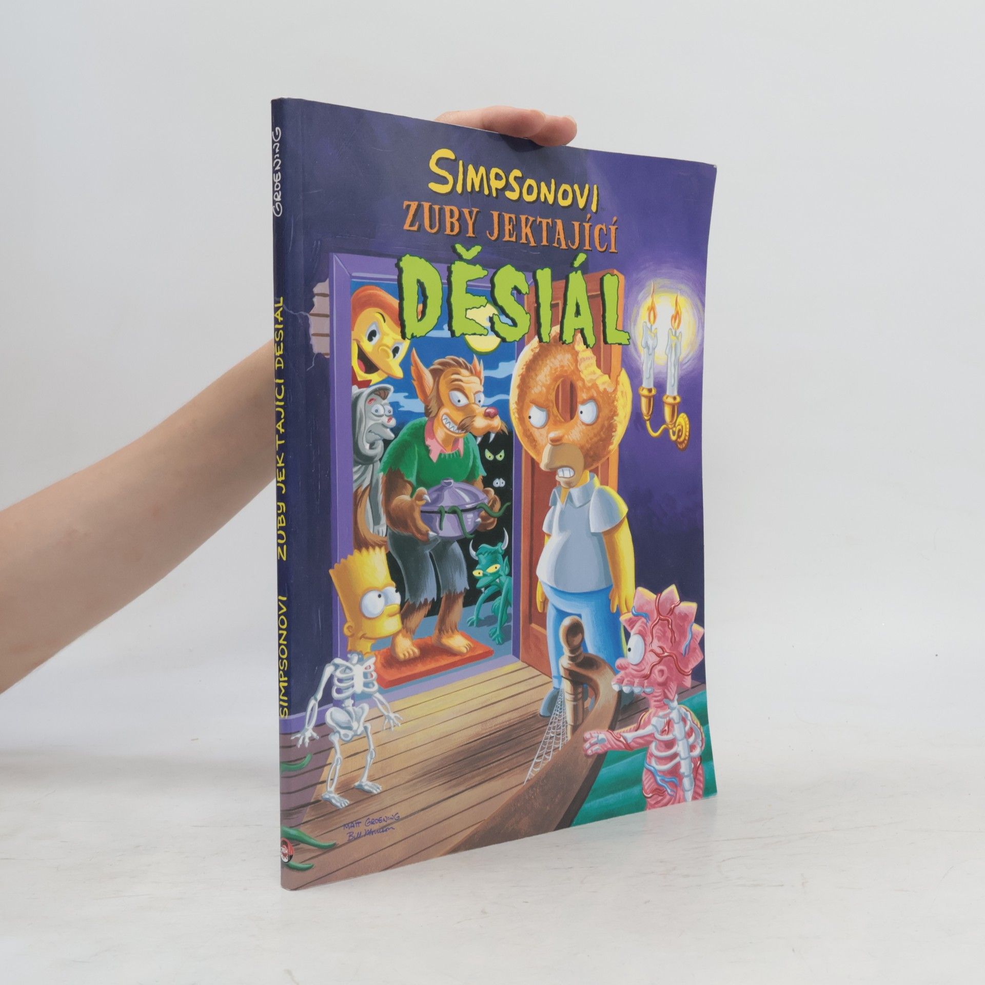 Sergio Aragonés Simpsonovi. Zuby jektající děsiál