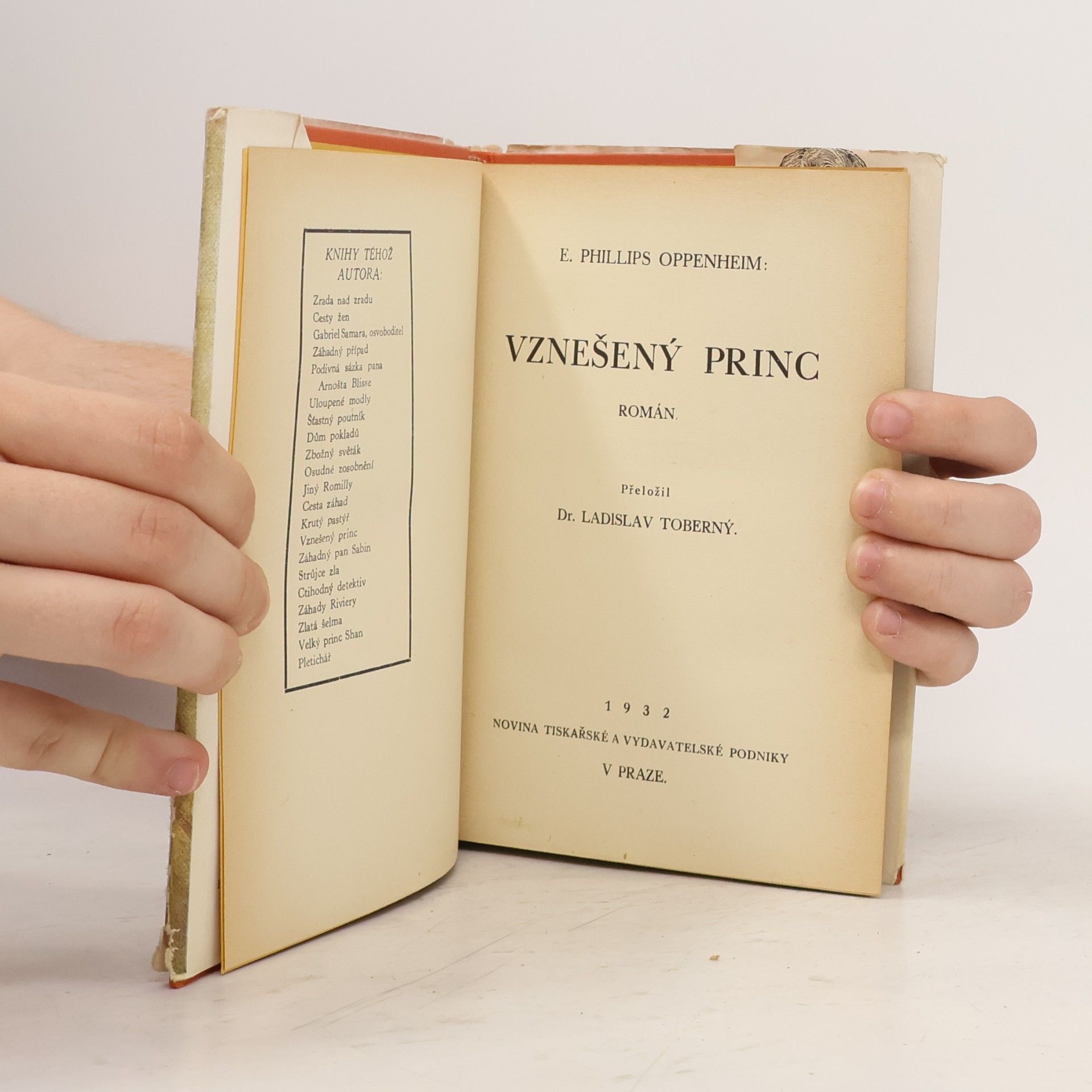 Edward Phillips Oppenheim Vznešený princ