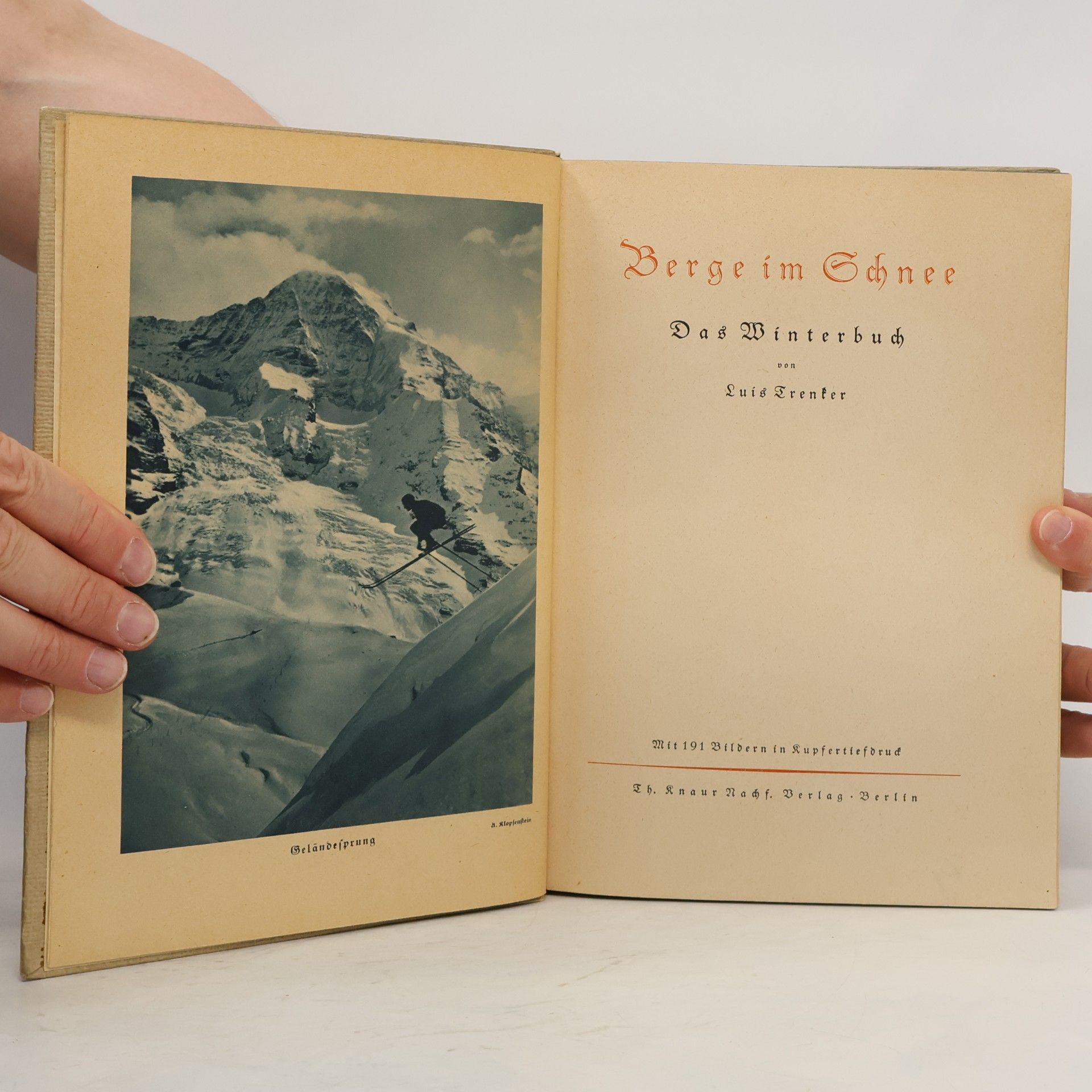 Luis Trenker Berge im Schnee. Das Winterbuch
