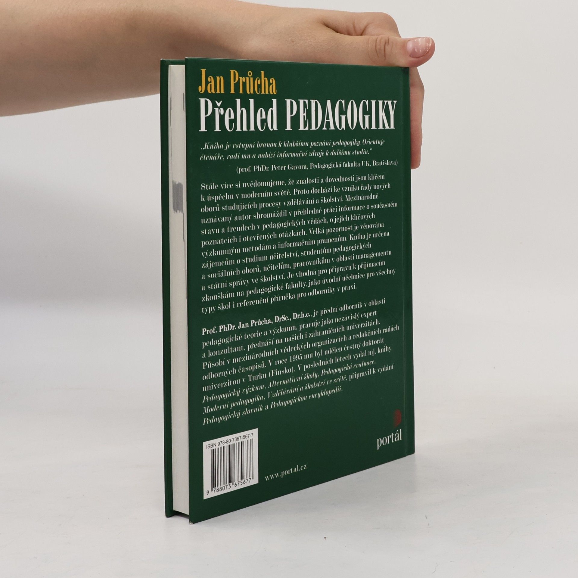 Jan Průcha Přehled pedagogiky