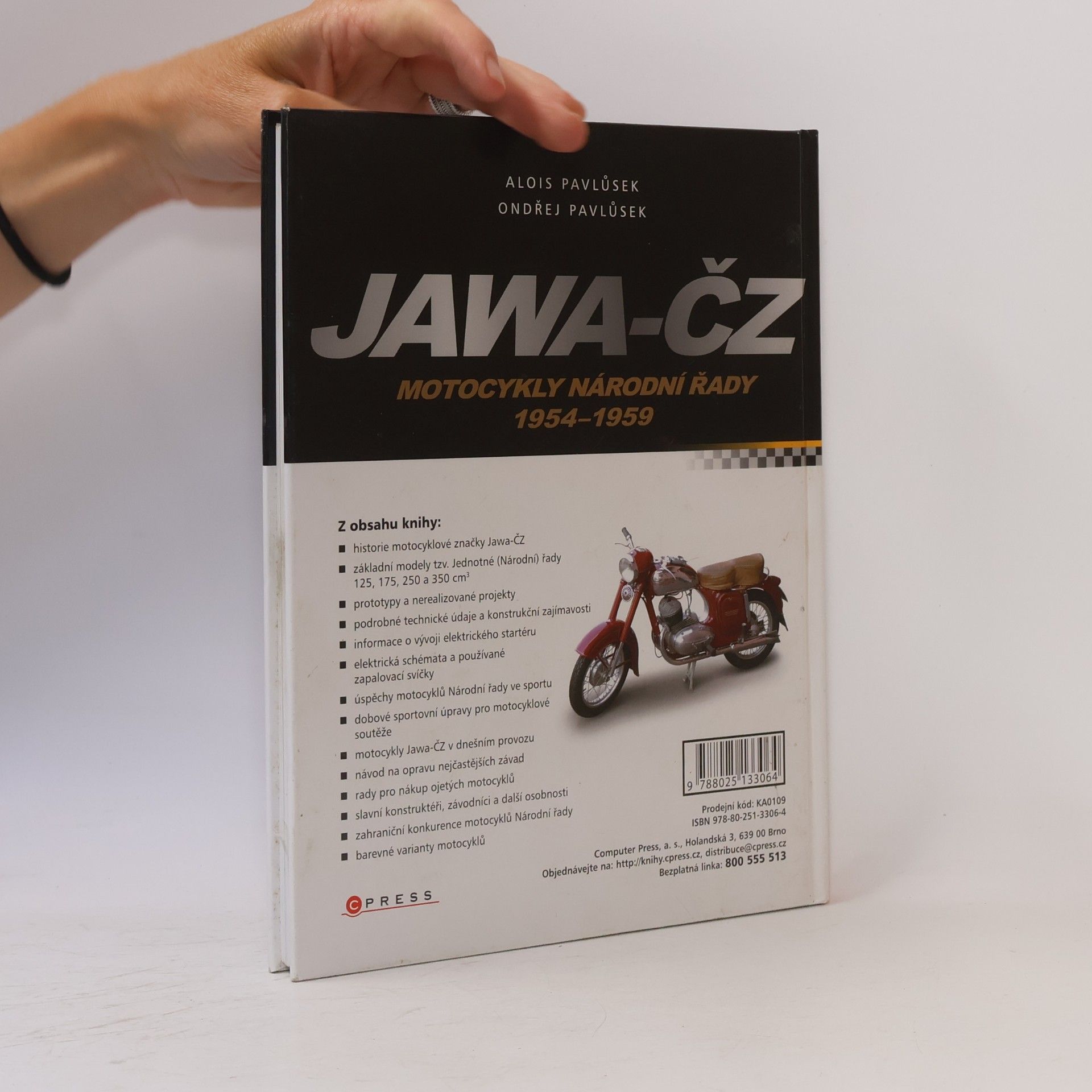 Alois Pavlůsek Jawa-ČZ : motocykly národní řady (r. v. 1954-1959)