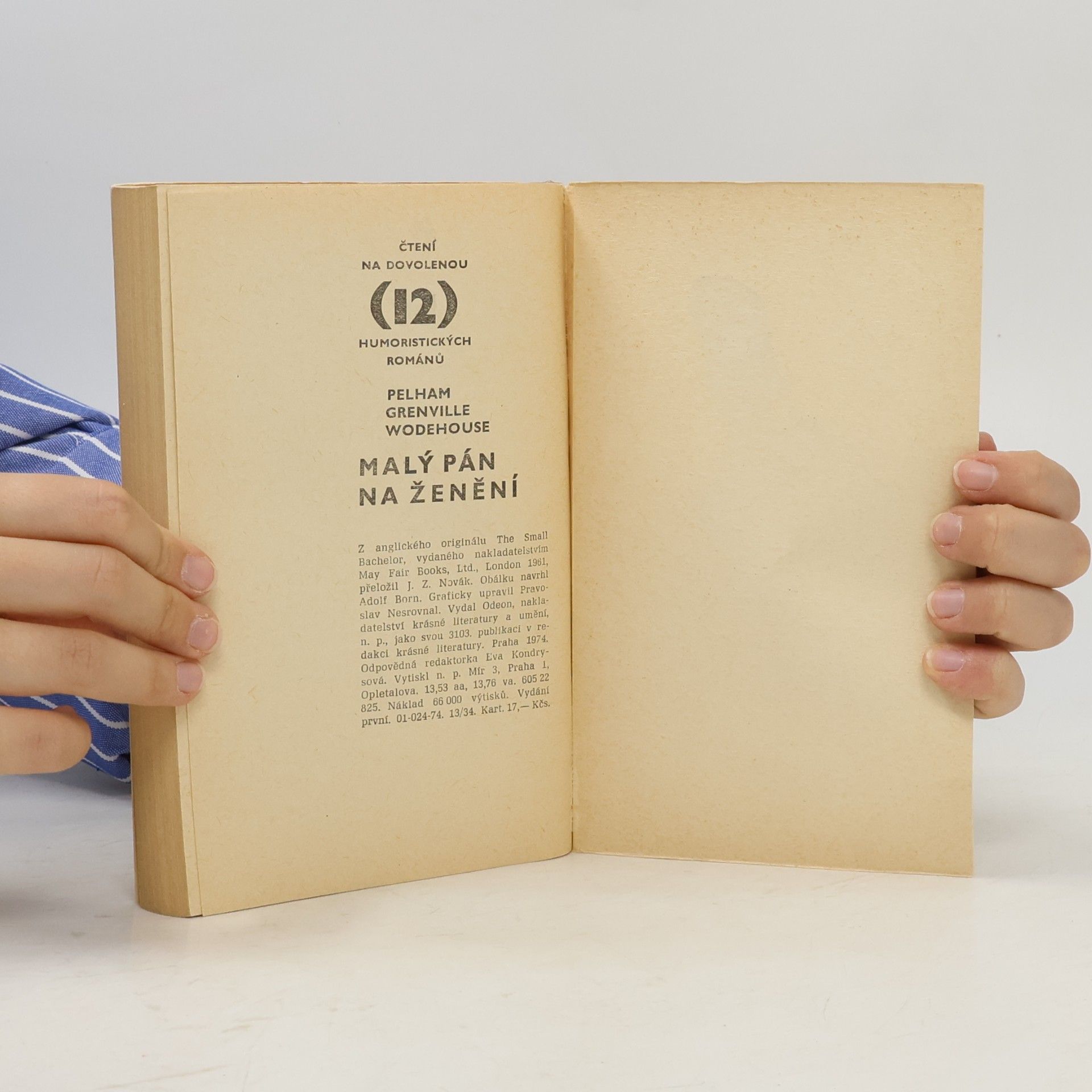 Pelham Wodehouse Malý pán na ženění