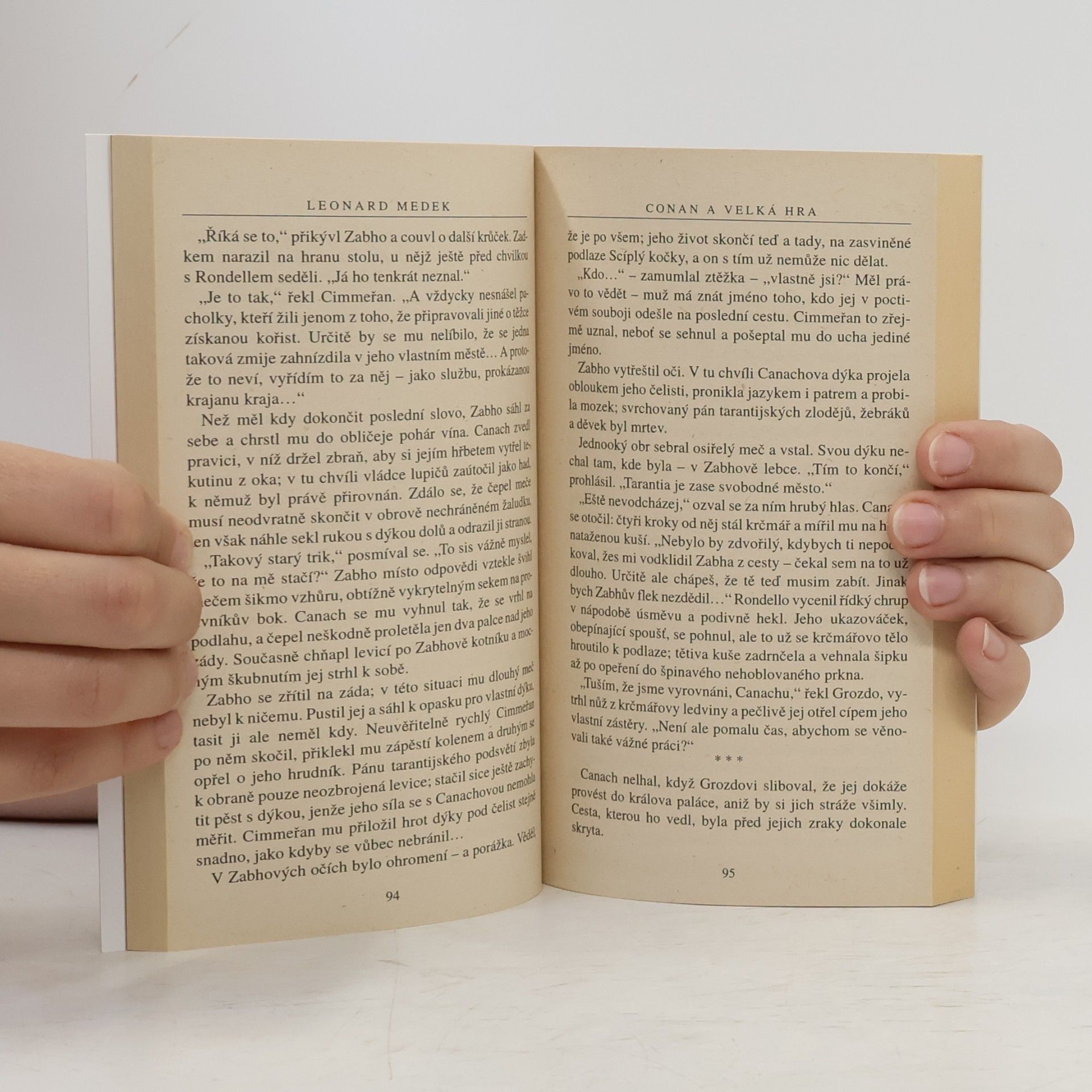 Leonard Medek Conan a velká hra