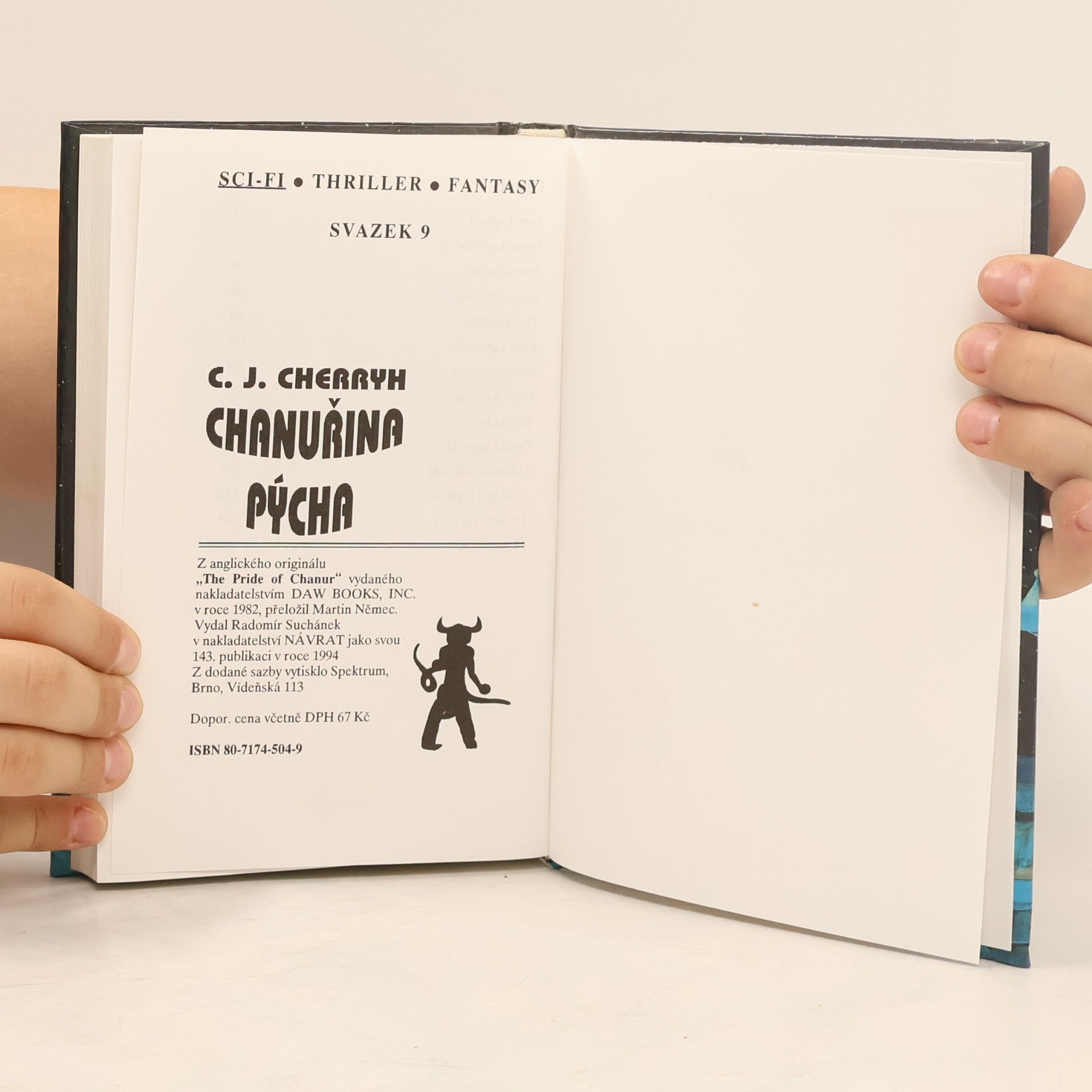 C. J. Cherryh Chanuřina pýcha