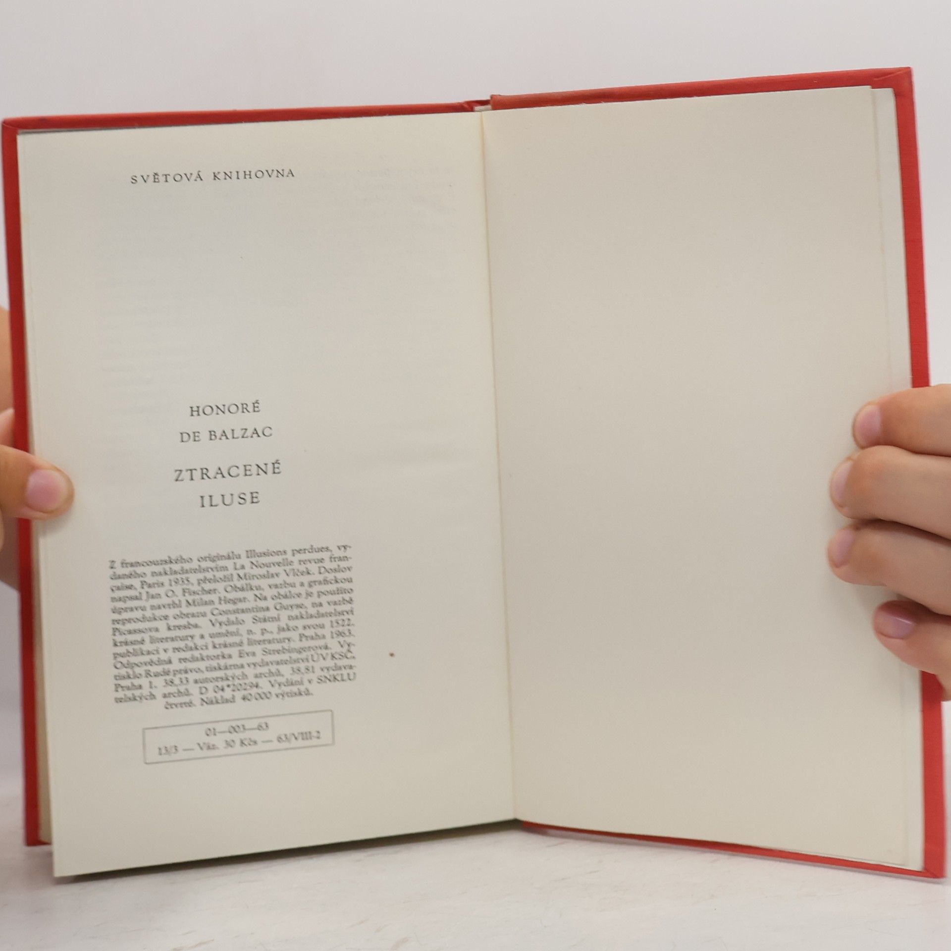 Honoré de Balzac Ztracené iluse