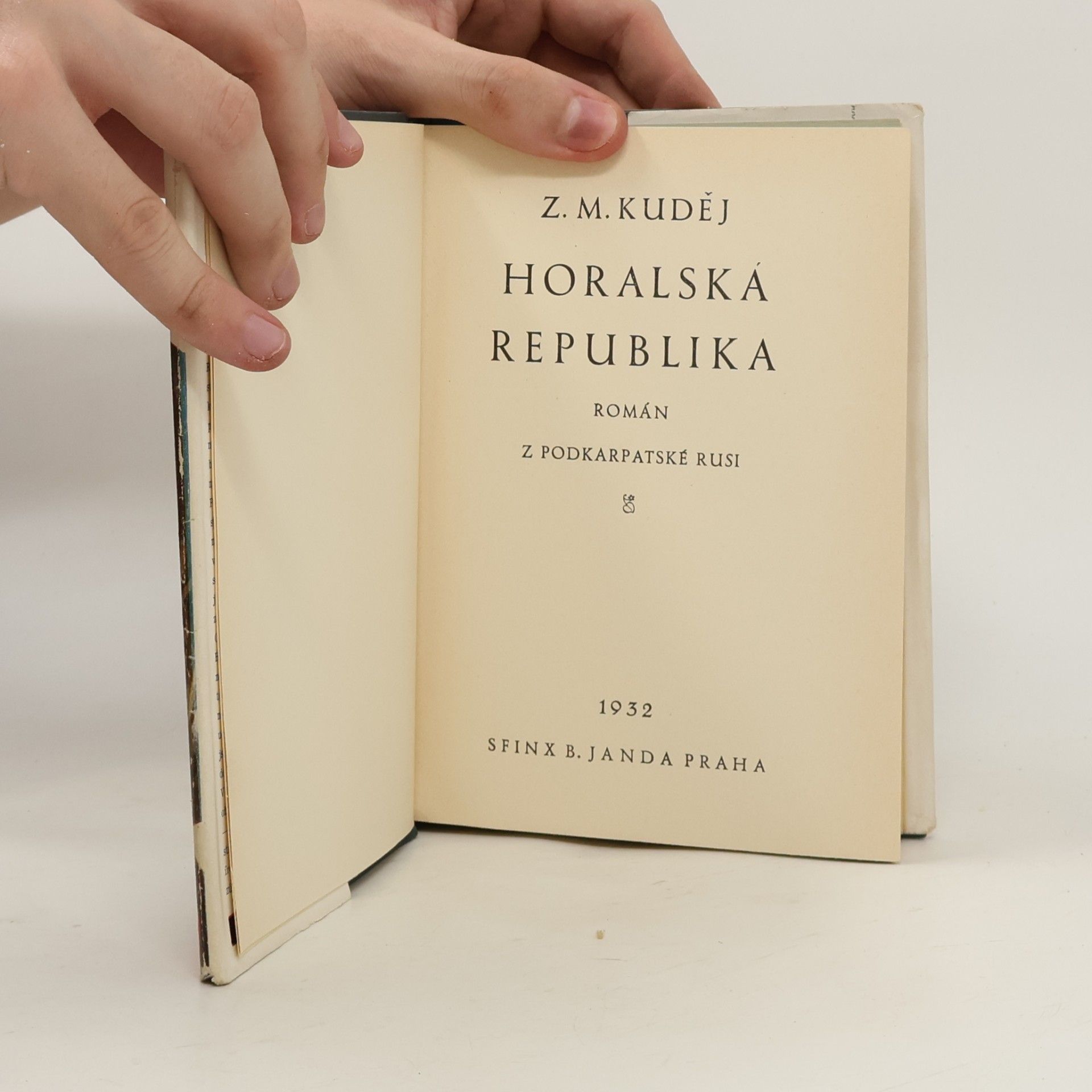 Zdeněk Matěj Kuděj Horalská republika