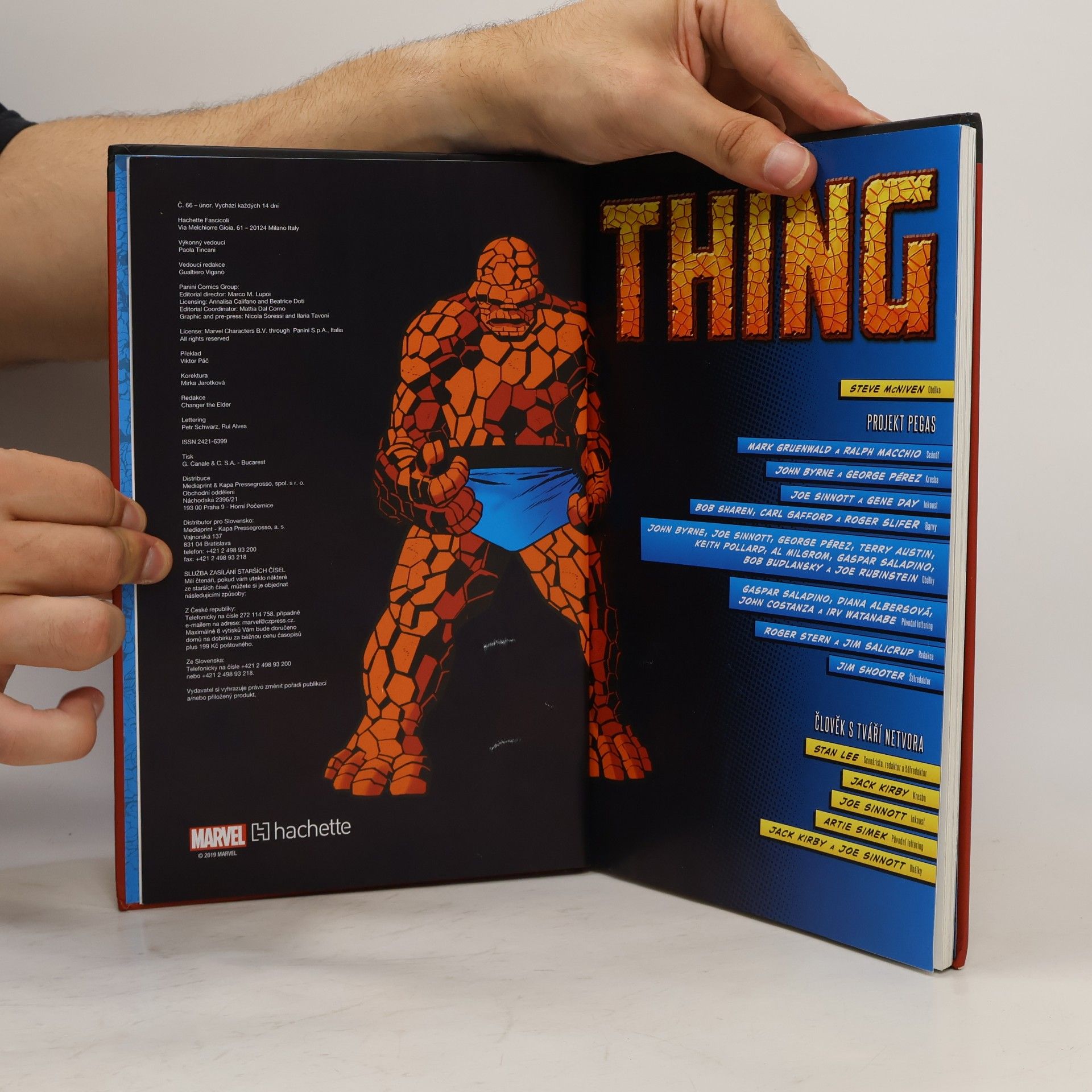 Kolektiv autorů Nejmocnější hrdinové Marvelu 66. Thing