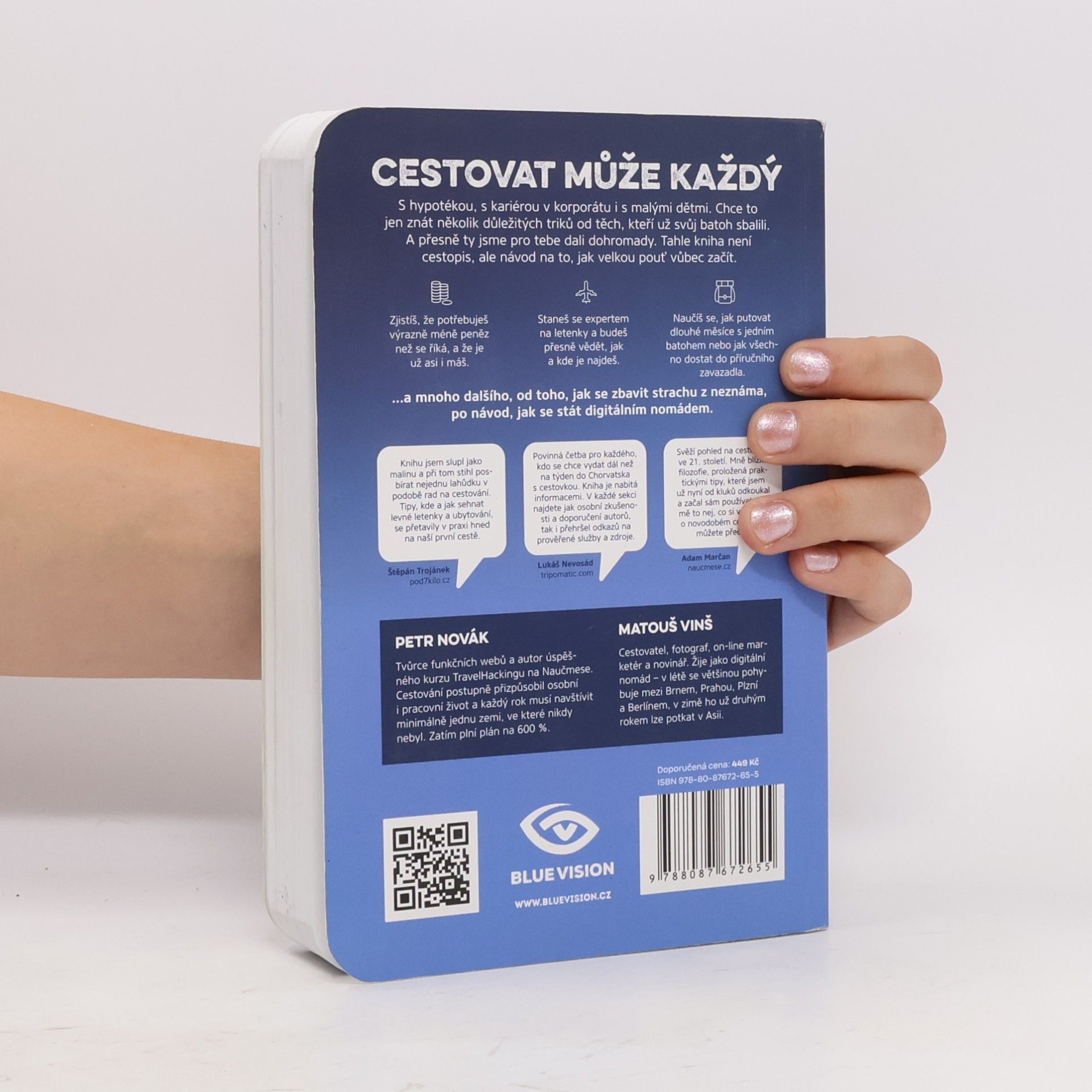 Matouš Vinš Travel bible: Praktické rady za milion, jak procestovat svět za pusu