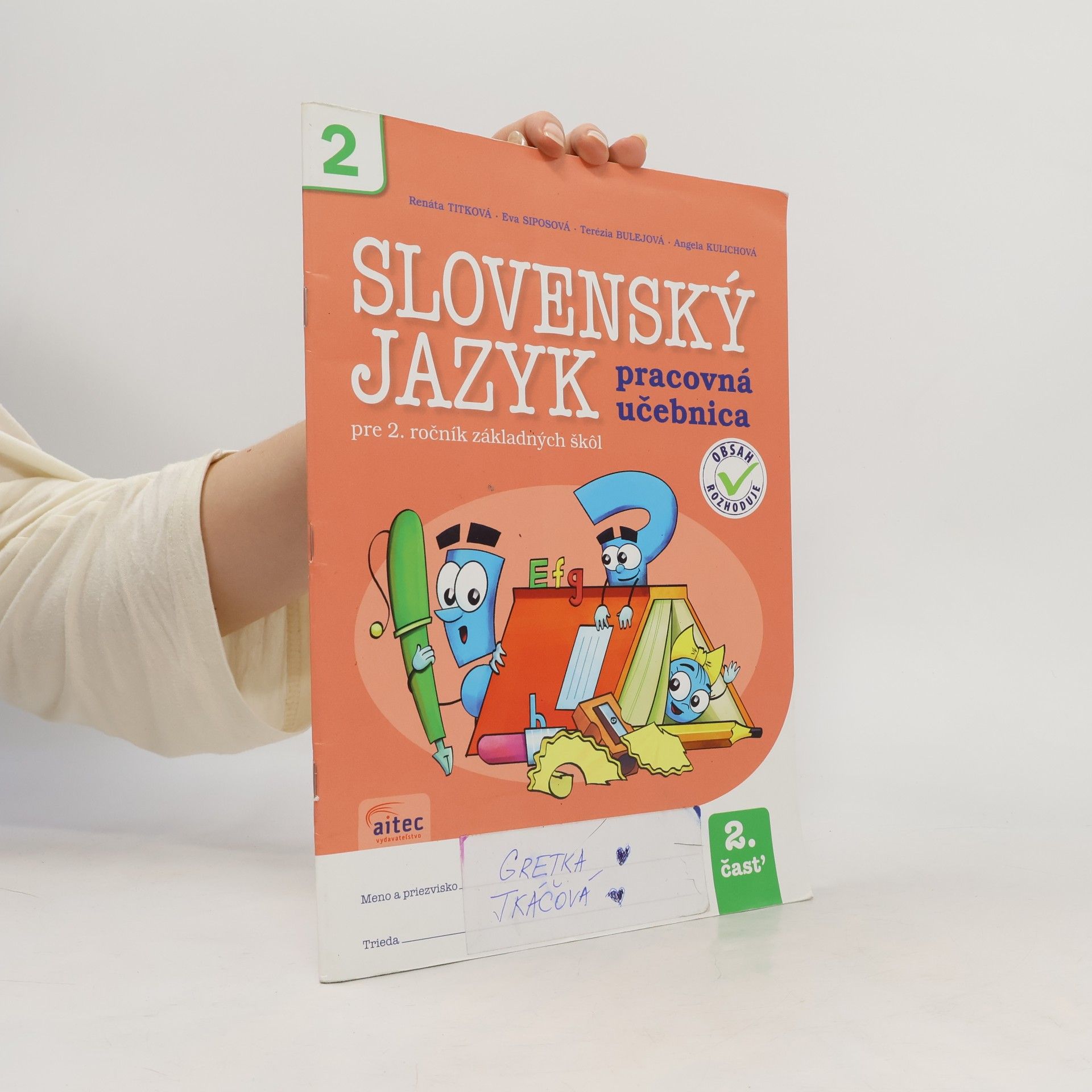 Autores varios Slovenský jazyk 2. Pracovná učebnica