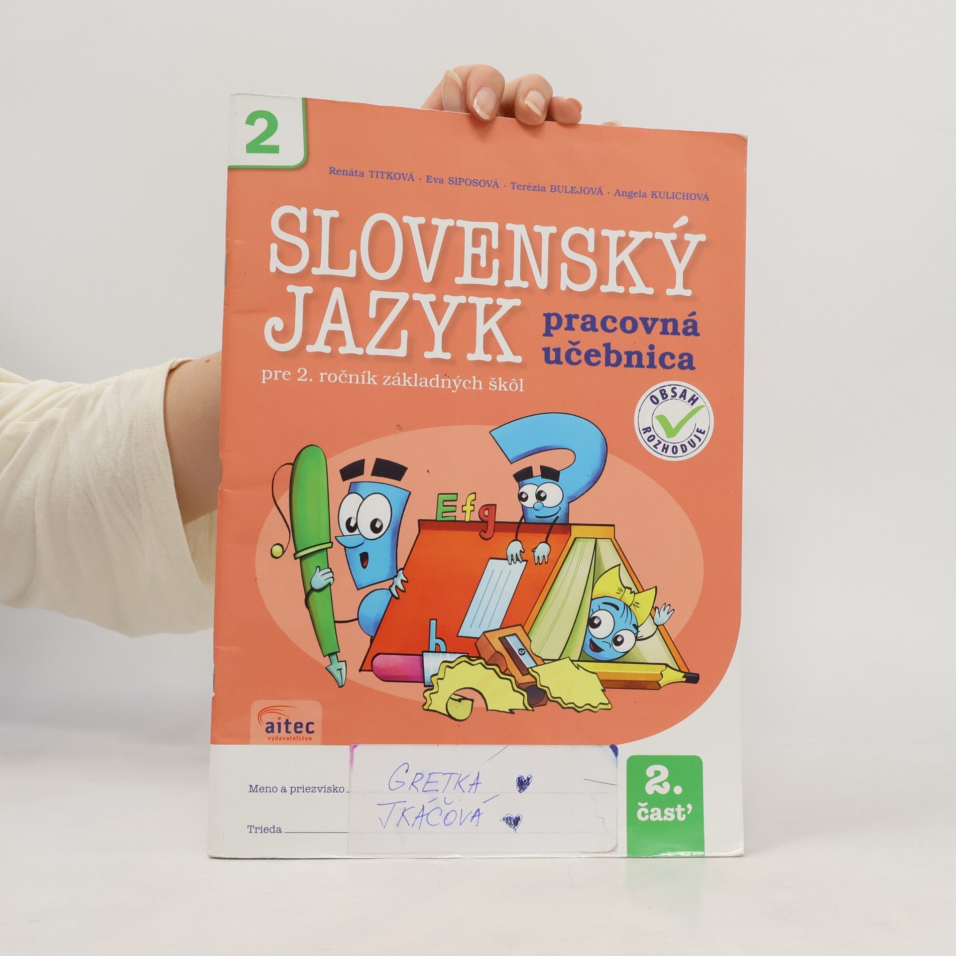Collectif d'auteurs Slovenský jazyk 2. Pracovná učebnica