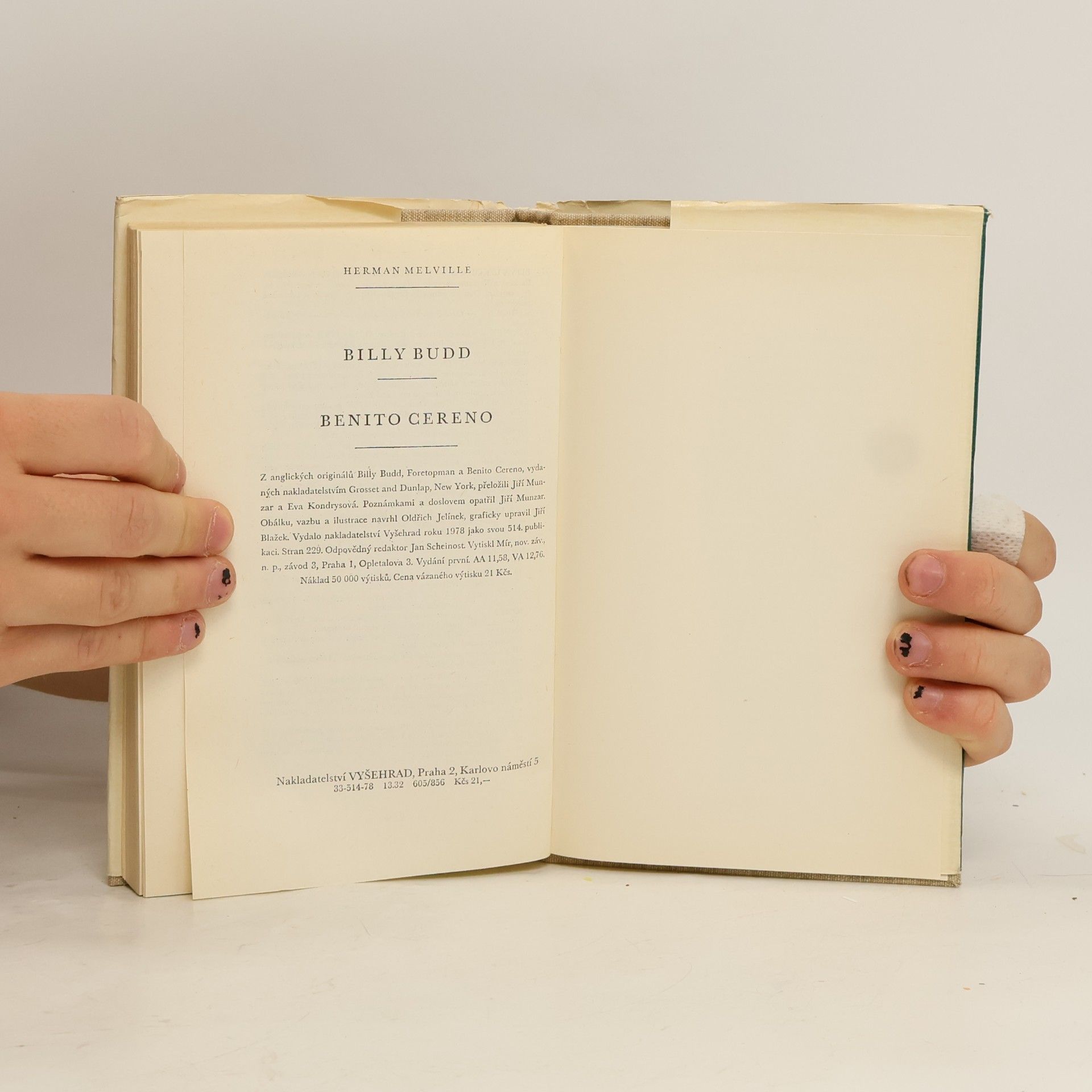 Herman Melville Billy Budd. Benito Cereno
