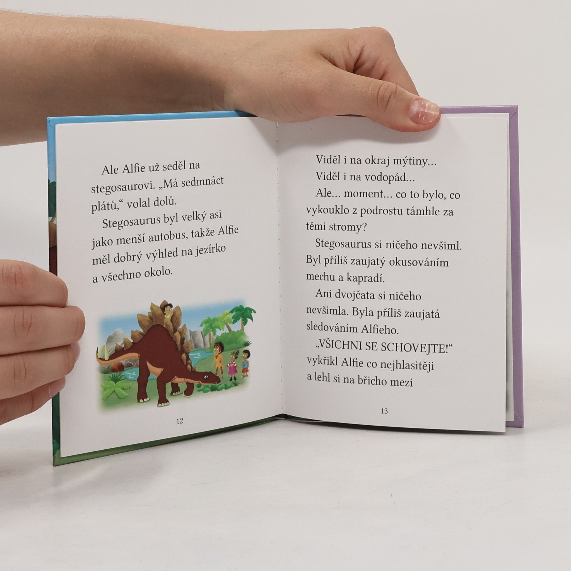 Cressida Cowell Dobrodružství Stromovic dvojčat. Dvojčata zachraňují stegosaura