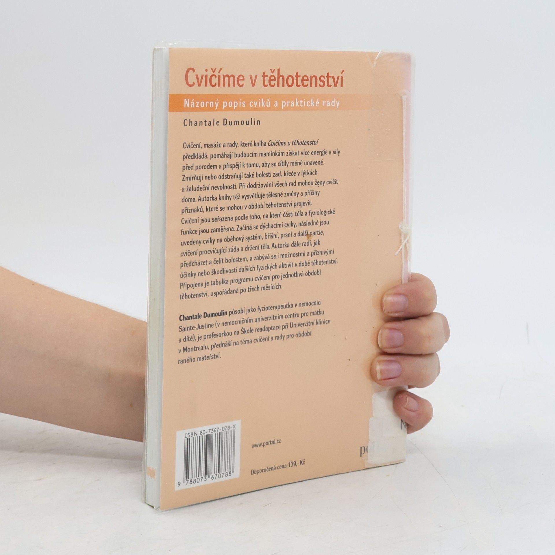 Chantale Dumoulin Cvičíme v těhotenství : názorný popis cviků a praktické rady