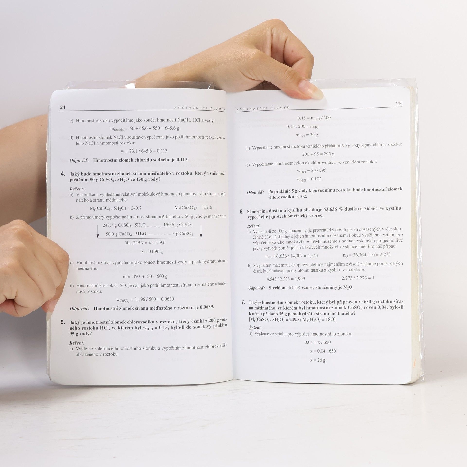 Aleš Mareček Chemie. Sbírka příkladů pro studenty středních škol