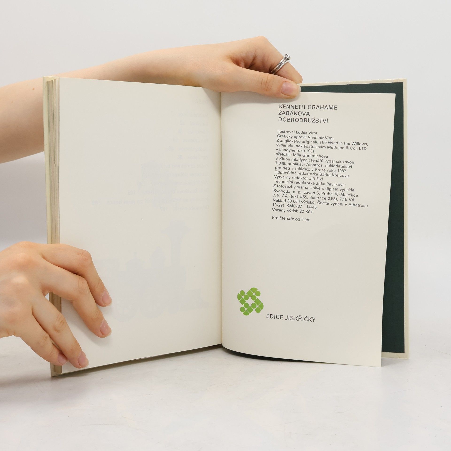 Kenneth Grahame Žabákova dobrodružství