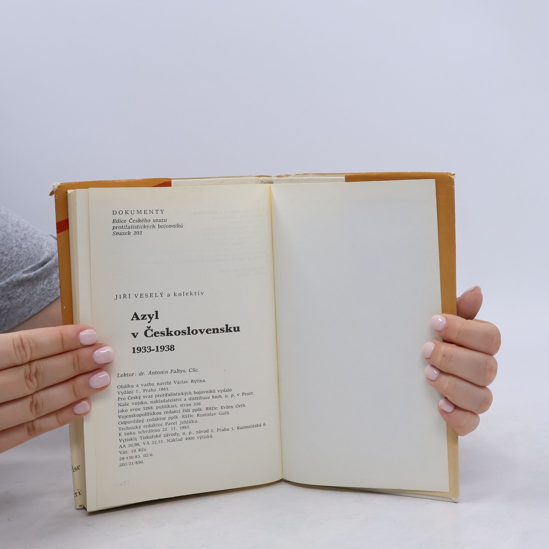 Jiří Veselý Azyl v Československu 1933-1938