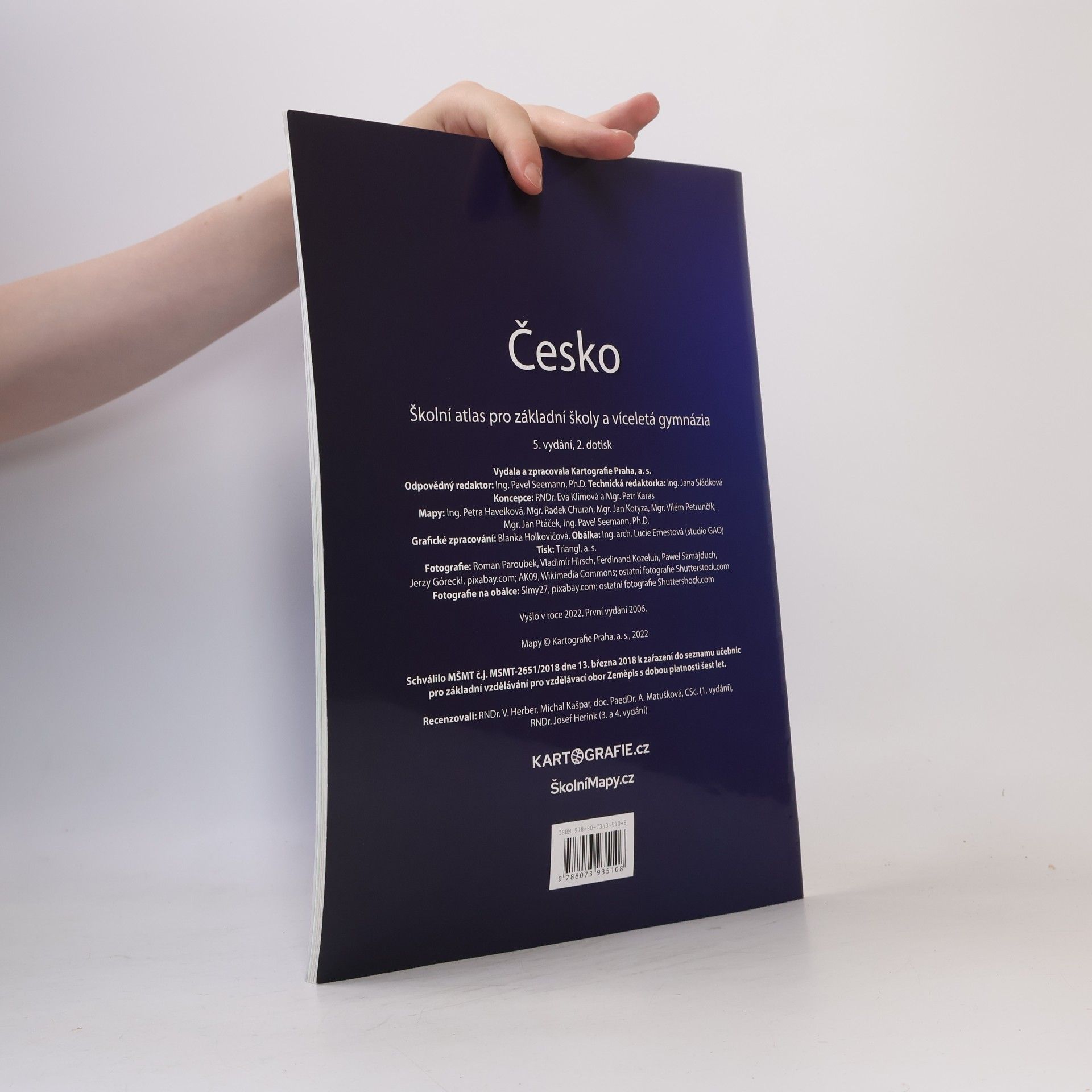 Kolektiv autorů Česko: školní atlas pro základní školy a víceletá gymnázia