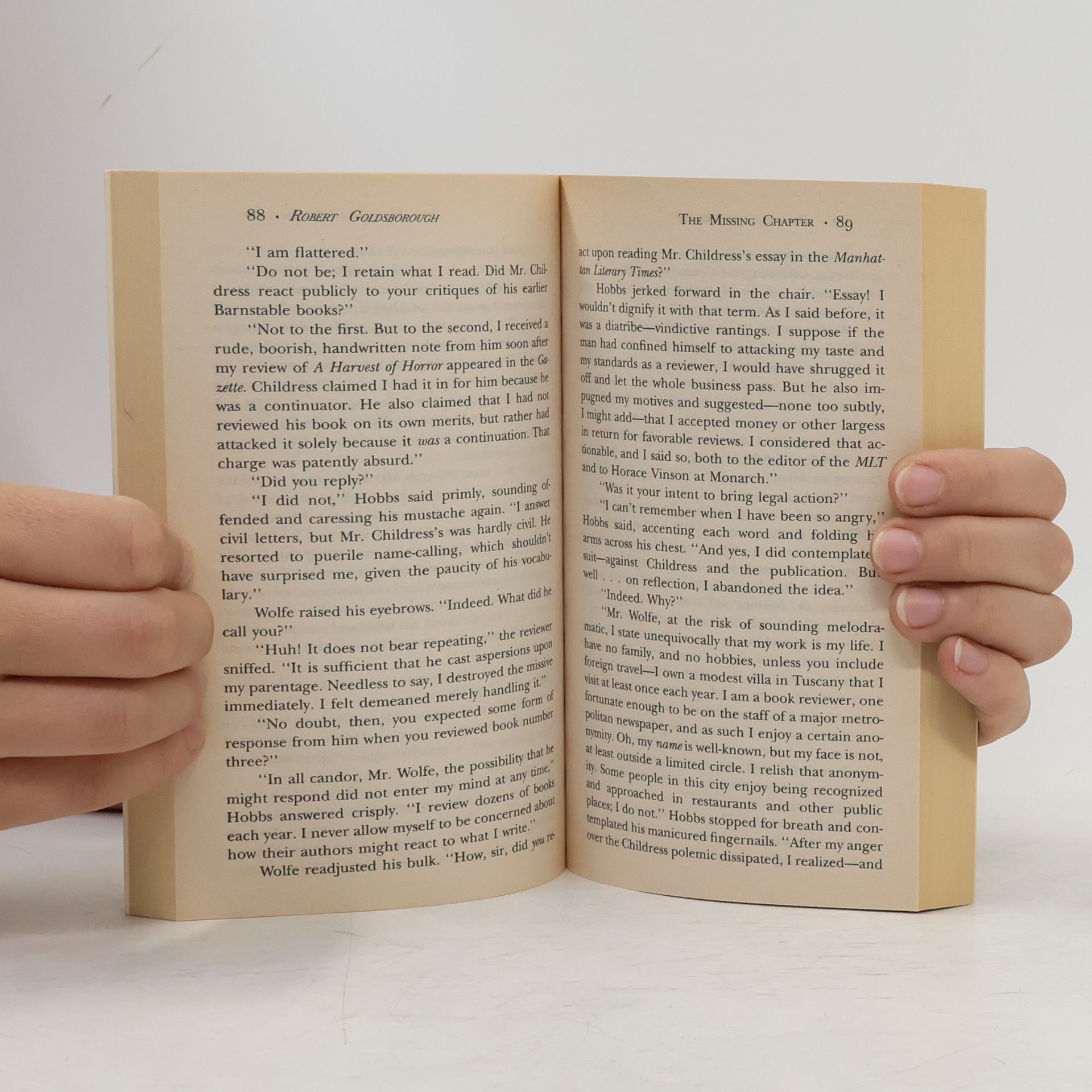 Robert Goldsborough Nero Wolfe: The Missing Chapter