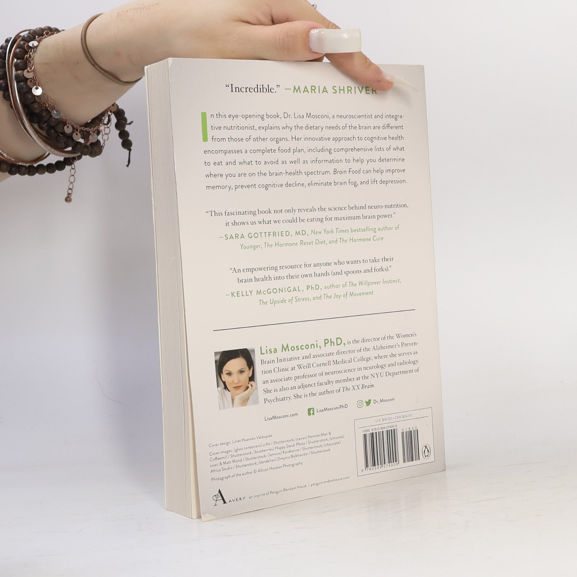 Lisa Mosconi Brain Food: The Surprising Science of Eating for Cognitive Power