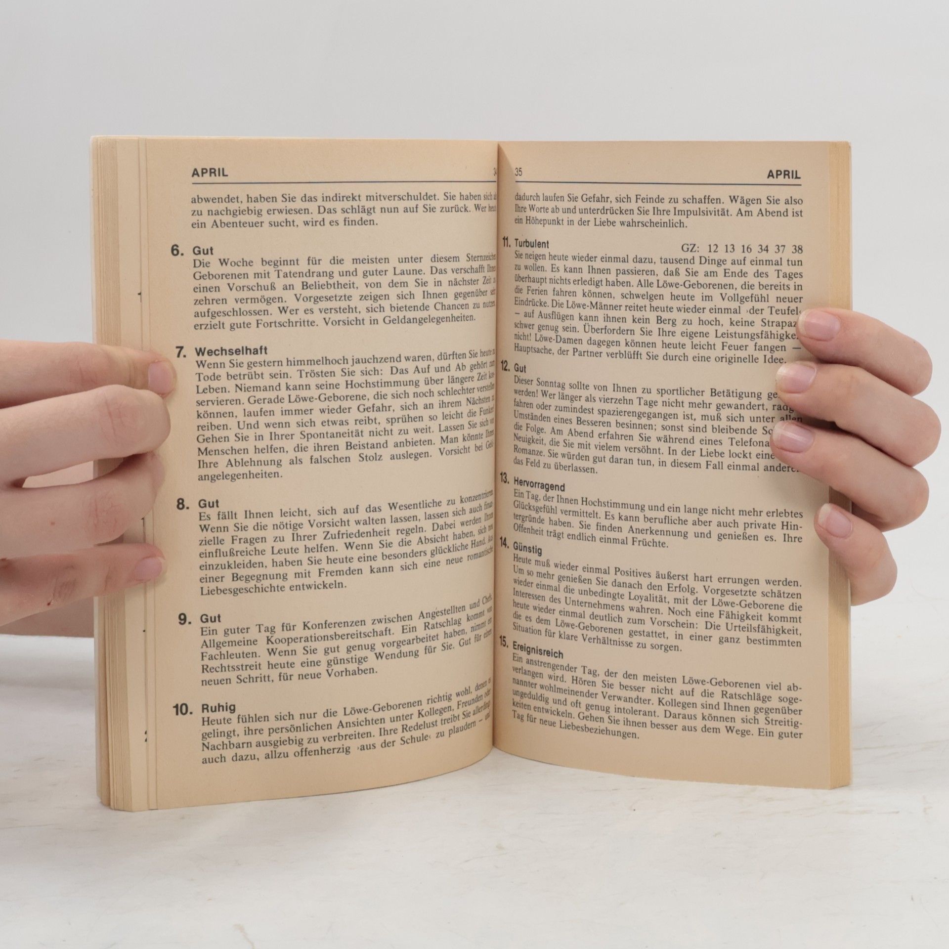 kolektiv Ihr Horoskop für jeden Tag des Jahres 1981 Löwe